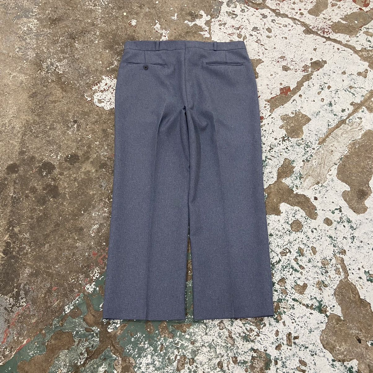 Vintage Vintage 1970s Blue Pleated Trousers Size US 36 / EU 52 - 5 Thumbnail