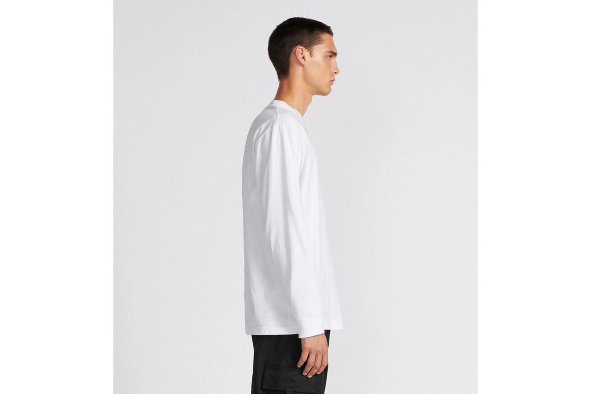 Dior o1bcso1str0225 Relaxed-Fit Long-Sleeved T-Shirt in White Size US L / EU 52-54 / 3 - 5 Thumbnail