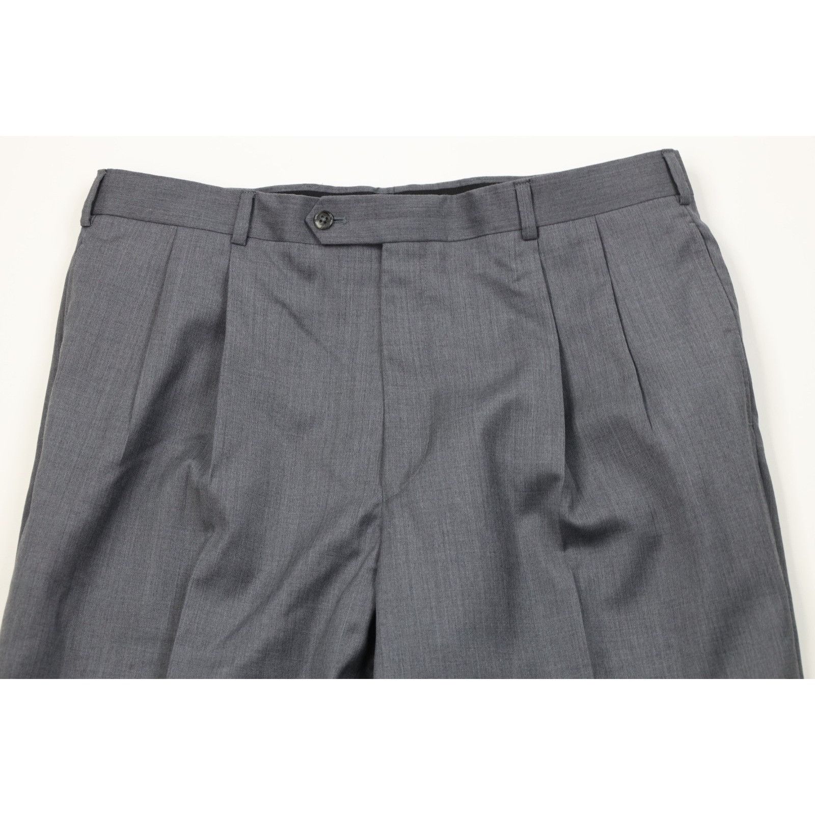 Jos. A. Bank Jos A Bank 2 Piece Wool Suit Wedding Gray Size 44R - 10 Thumbnail