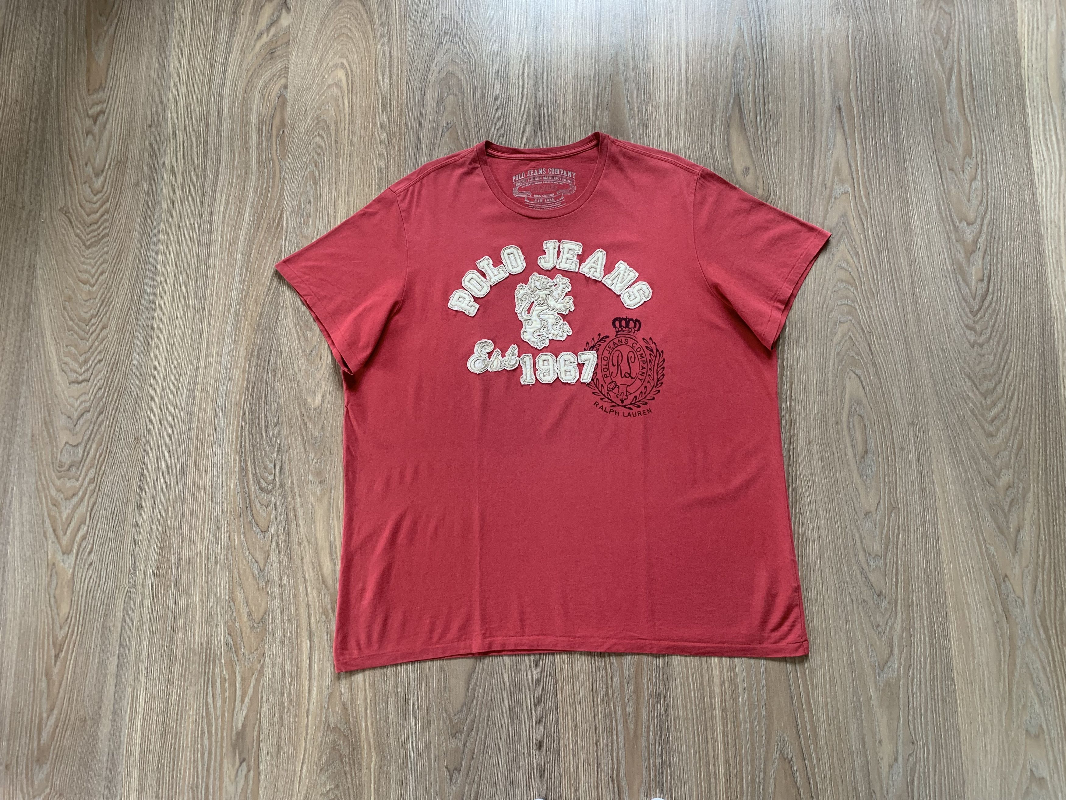 Polo Ralph Lauren × Vintage Polo Ralph Lauren Printed Logo T-Shirt Size US XXL / EU 58 / 5 - 10 Thumbnail