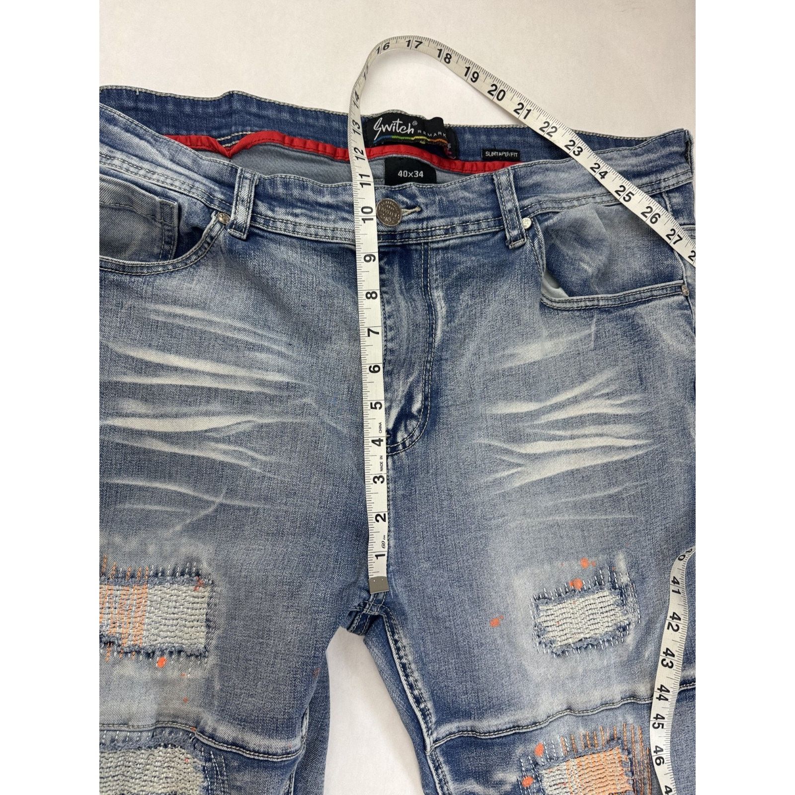 Other Switch Remarkable Stacked Jeans Streetwear Slim Taper 40*34 Size US 40 / EU 56 - 3 Thumbnail