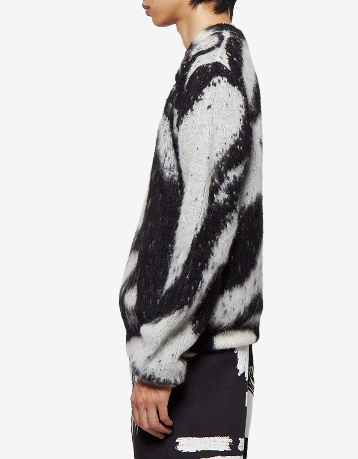 Amiri Amiri x Wes Lang Grey Reaper Mohair Sweater Size US L / EU 52-54 / 3 - 4 Thumbnail