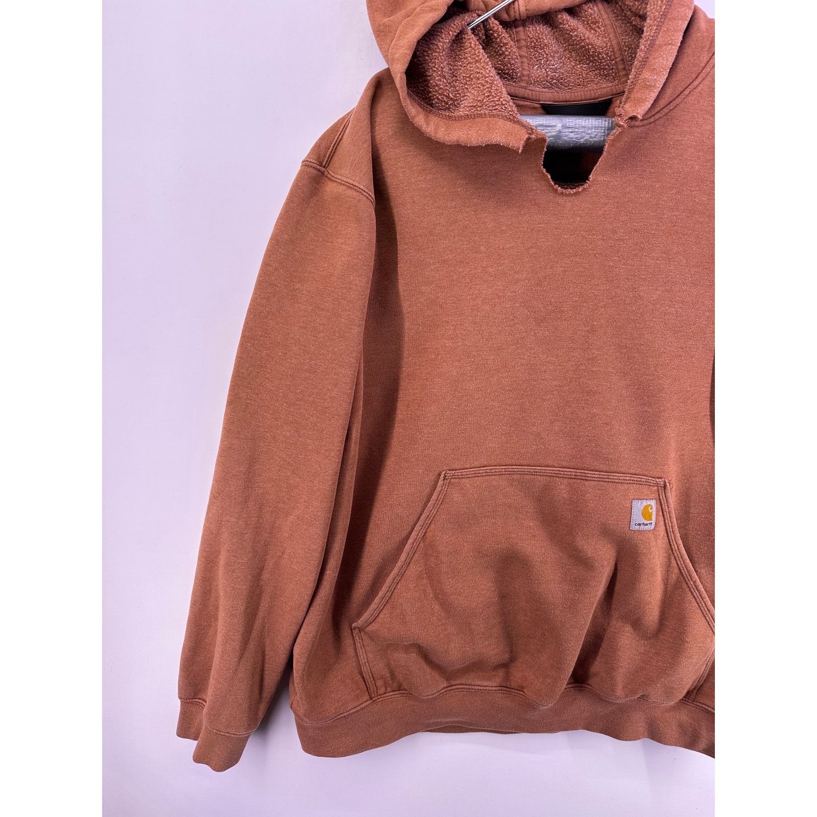 Carhartt Burnt Orange Carhartt Hoodie XL Loose Fit Size US XL / EU 56 / 4 - 3 Thumbnail