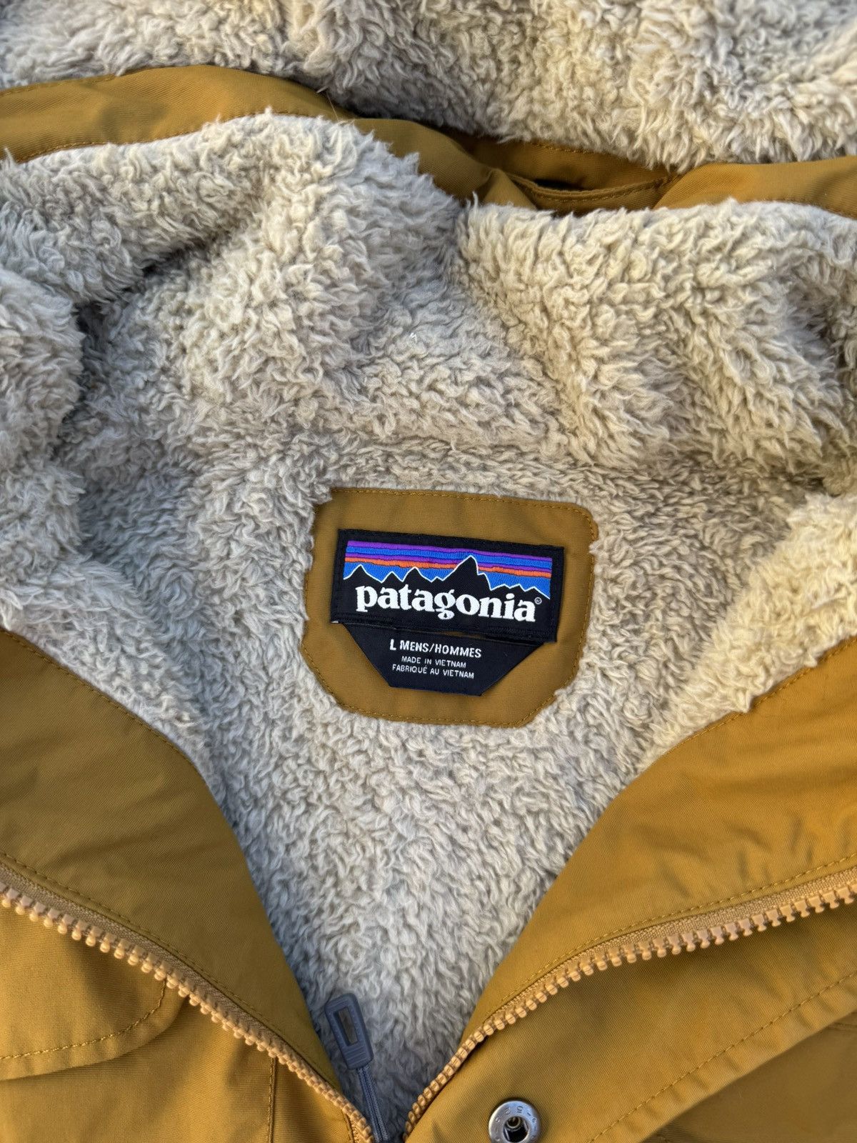 Patagonia Patagonia Fleece Parka down Jacket yellow Large Size US L / EU 52-54 / 3 - 3 Thumbnail