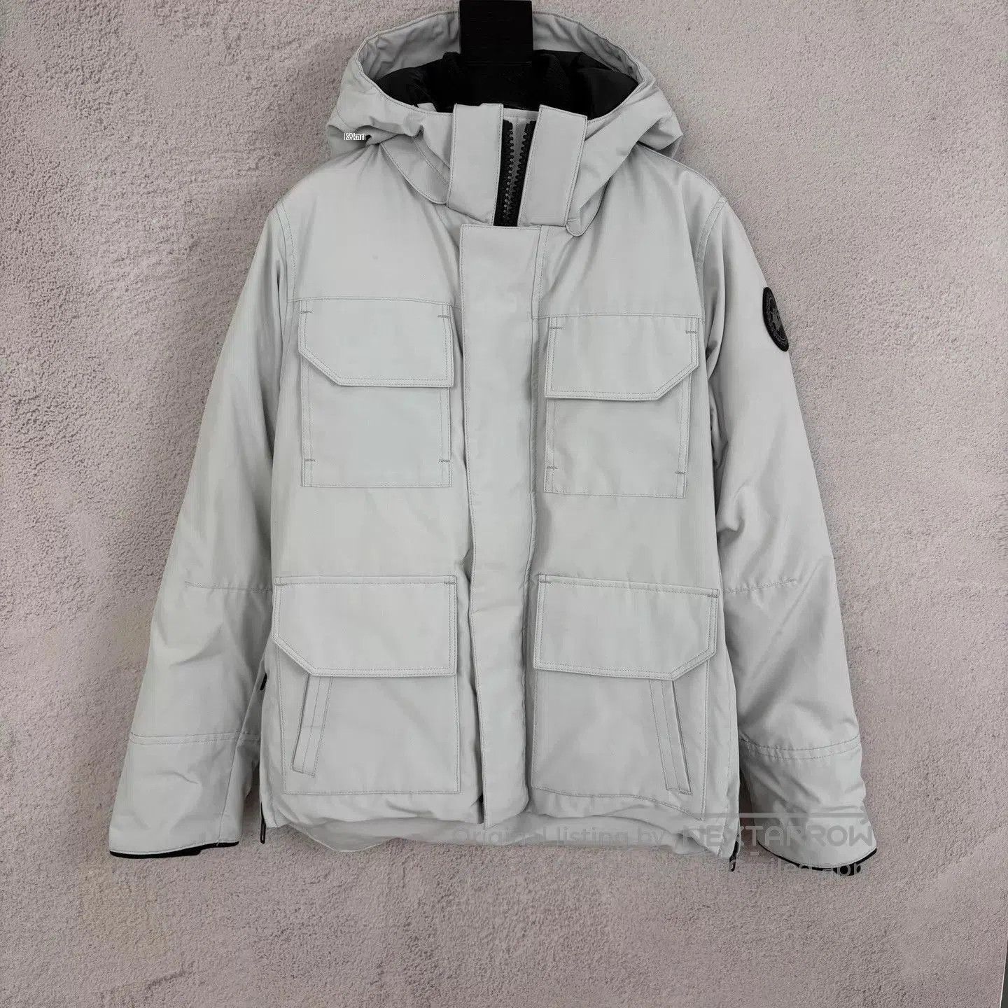 Canada Goose Gray Heavy Winter Coat with Hood . Size US S / EU 44-46 / 1 - 1 Thumbnail