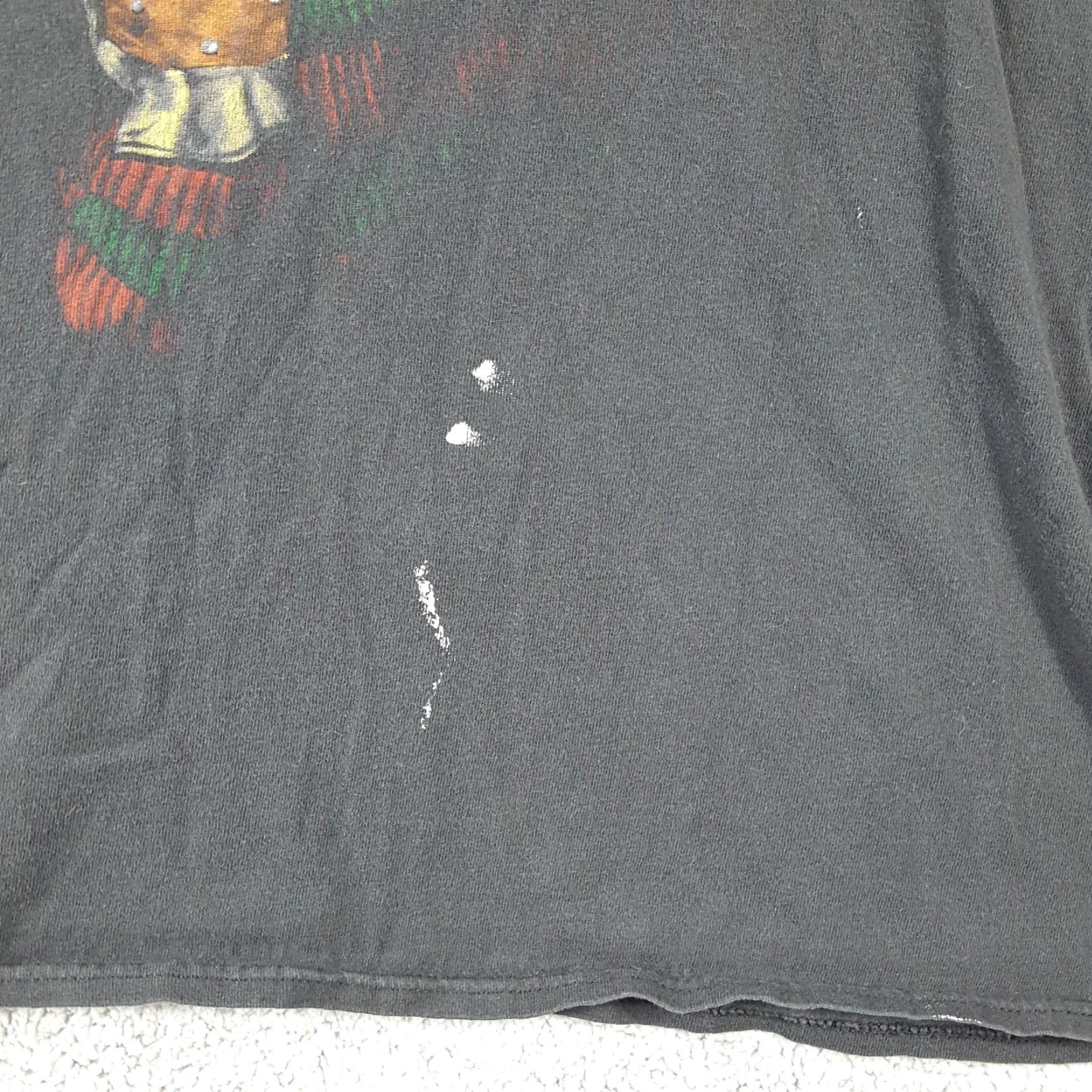 Vintage VINTAGE A Nightmare On Elm Street Distressed Freddy Jason Horror T Shirt Men 3XL Black Cotton Embroidered Logo 90s 00s Movie Mens Size US XXL / EU 58 / 5 - 7 Thumbnail