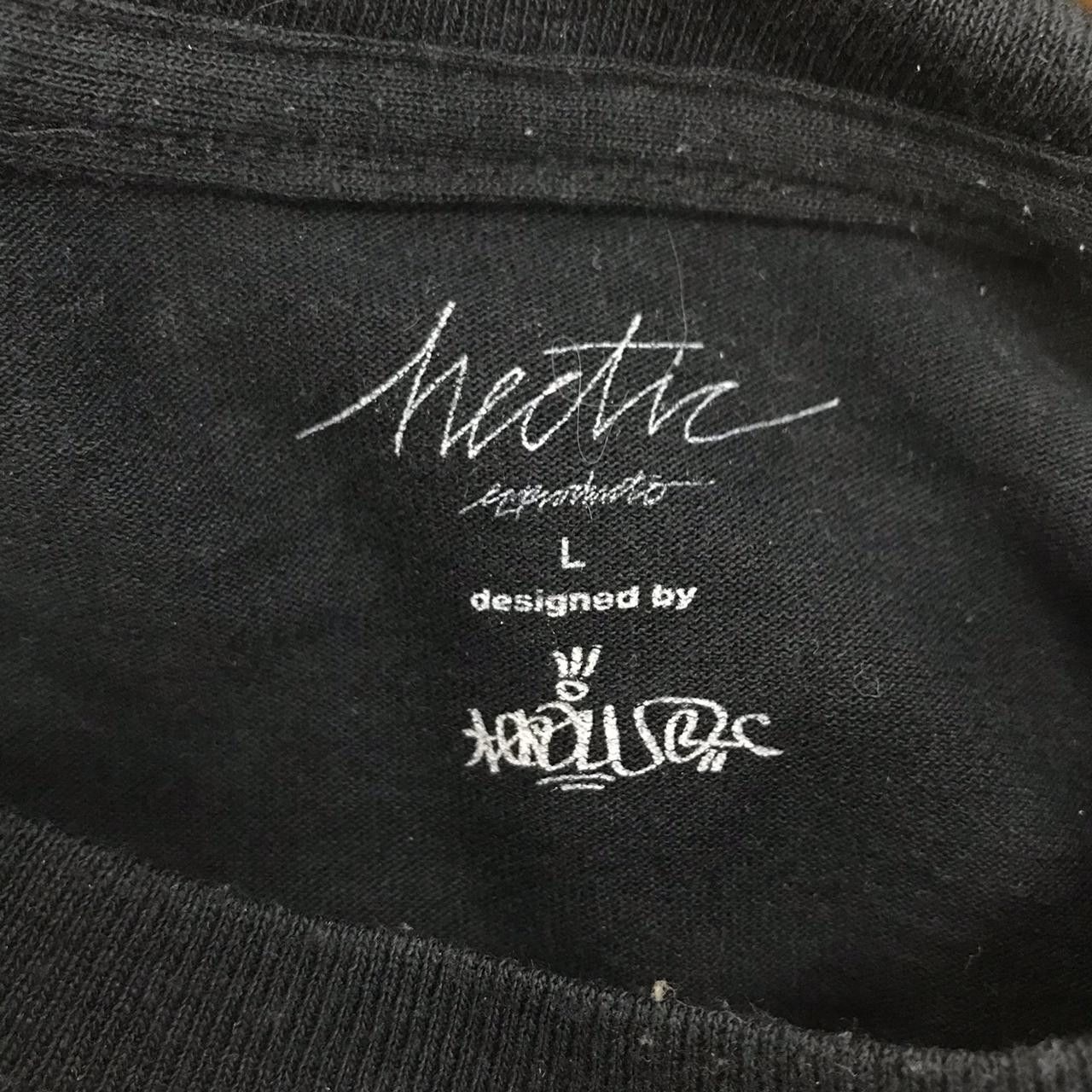 Vintage Vintage MAD HECTIC Spell Out Black Tee L Size Streetwear Size US L / EU 52-54 / 3 - 4 Thumbnail