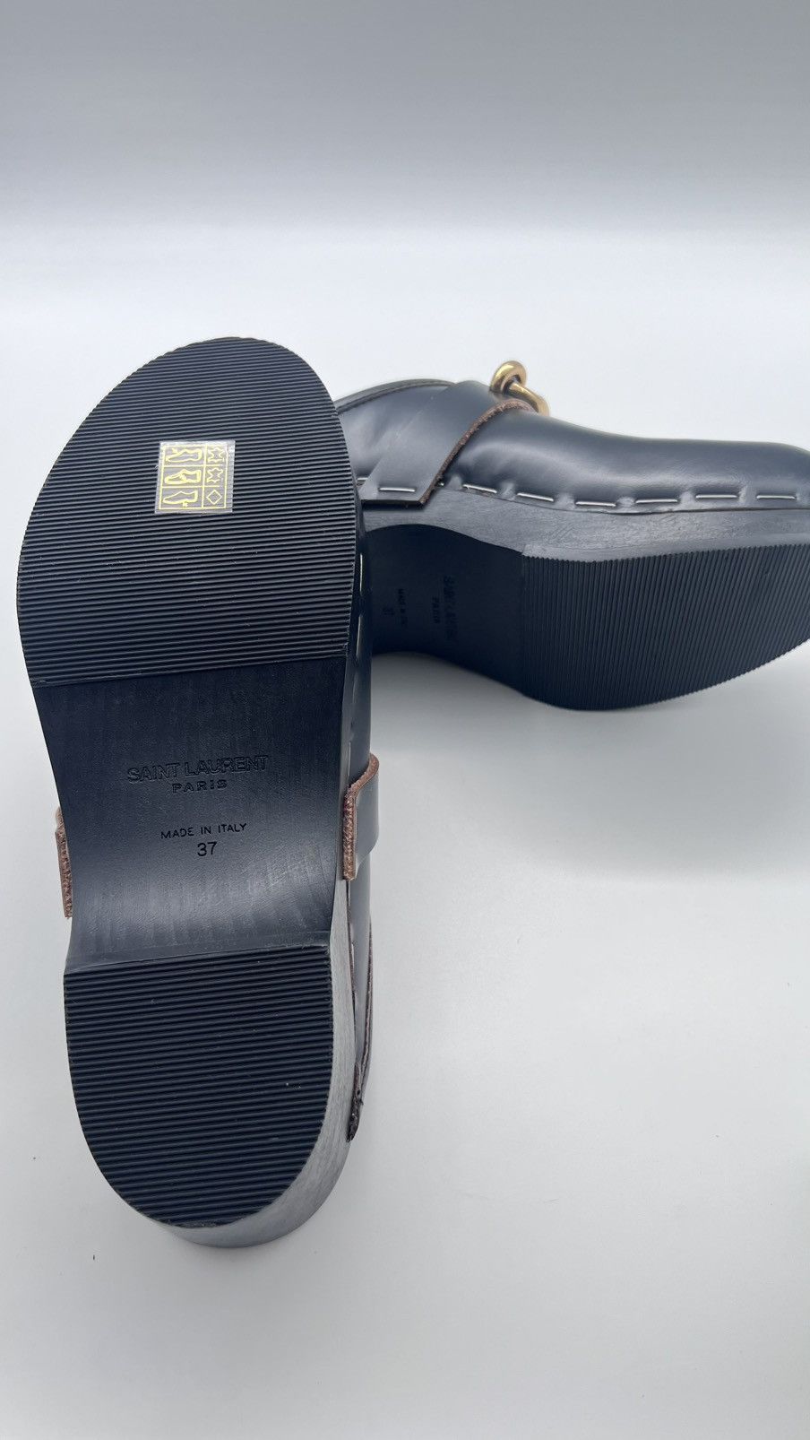 Saint Laurent Paris New Saint Laurent Le Maillon Clog IT 37/ US 7 Size US 7 / IT 37 - 6 Thumbnail