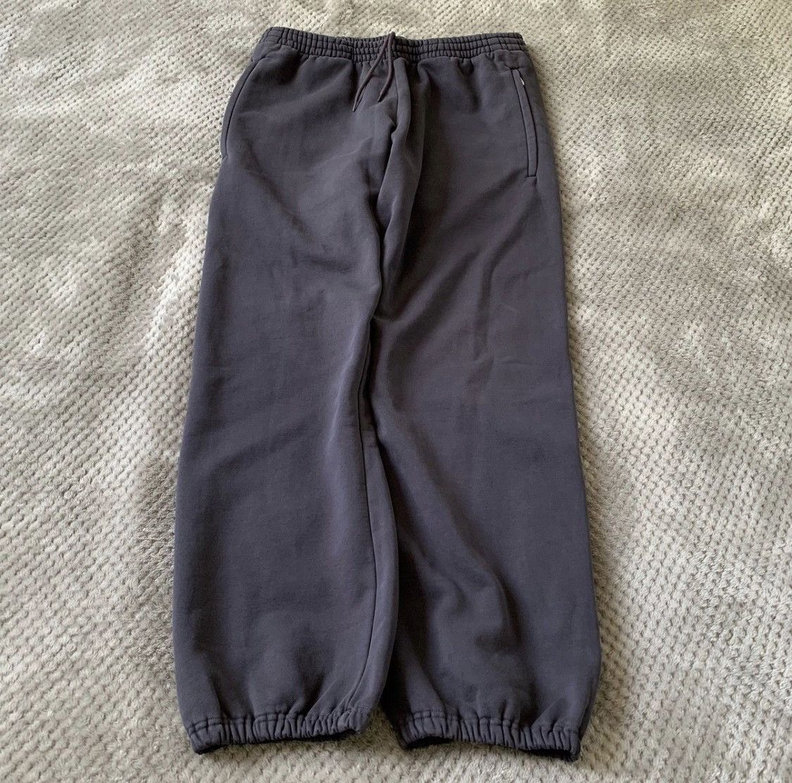 image of Yeezy Gap Engineered By Balenciaga Fleece Jogging Pant in Grey, Men's (Size 36)