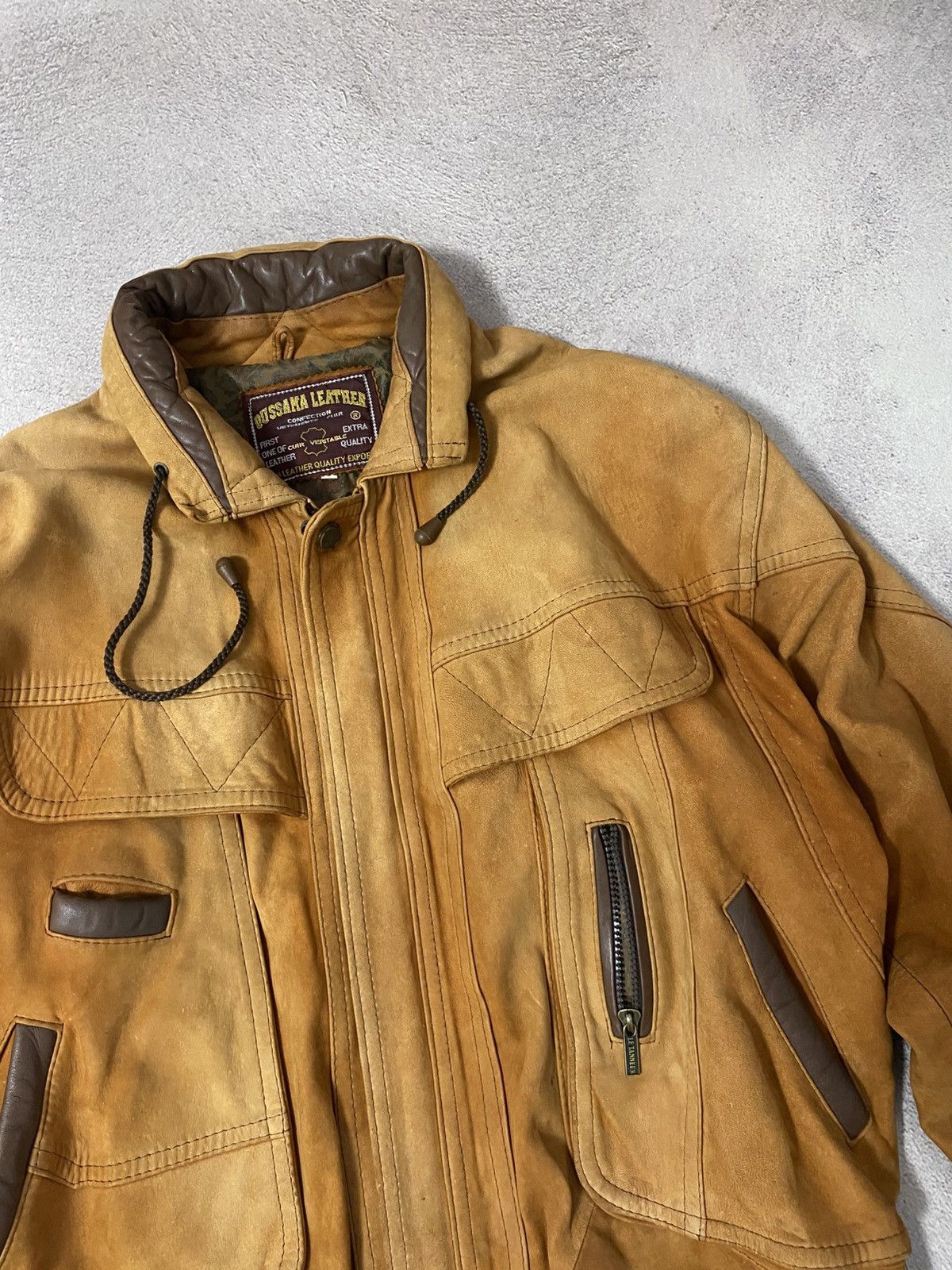 Other Leather Avant Garde Guidi style brown Leather Jacket Size US XL / EU 56 / 4 - 5 Thumbnail