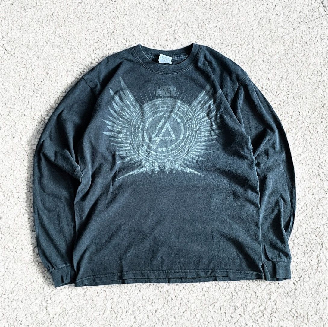 Band Tees × Vintage Vintage Linkin Park tour Faded long sleeve group Size US M / EU 48-50 / 2 - 1 Thumbnail