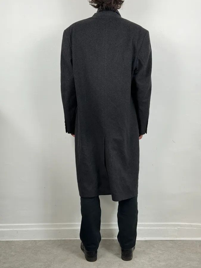 Yves Saint Laurent 1990s Yves Saint Laurent Grey Wool & Cashmere Trench Coat Size US L / EU 52-54 / 3 - 3 Thumbnail