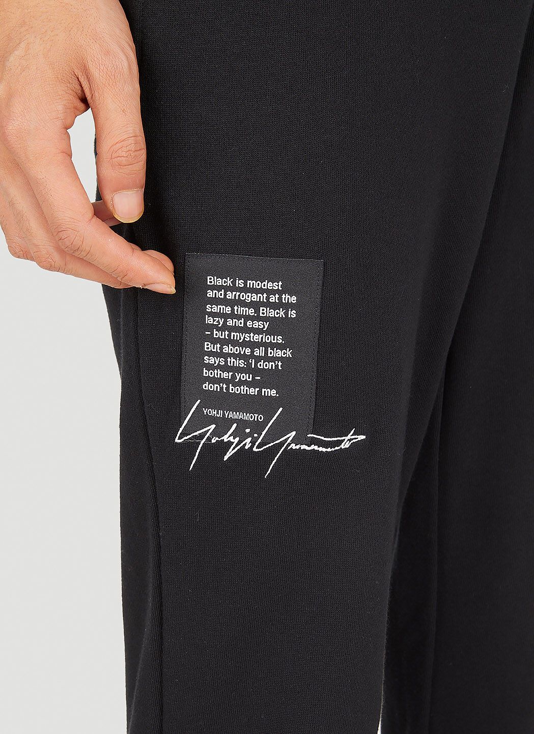 New Era × Yohji Yamamoto BNWT Black Track Pants Size US 34 / EU 50 - 1 Thumbnail