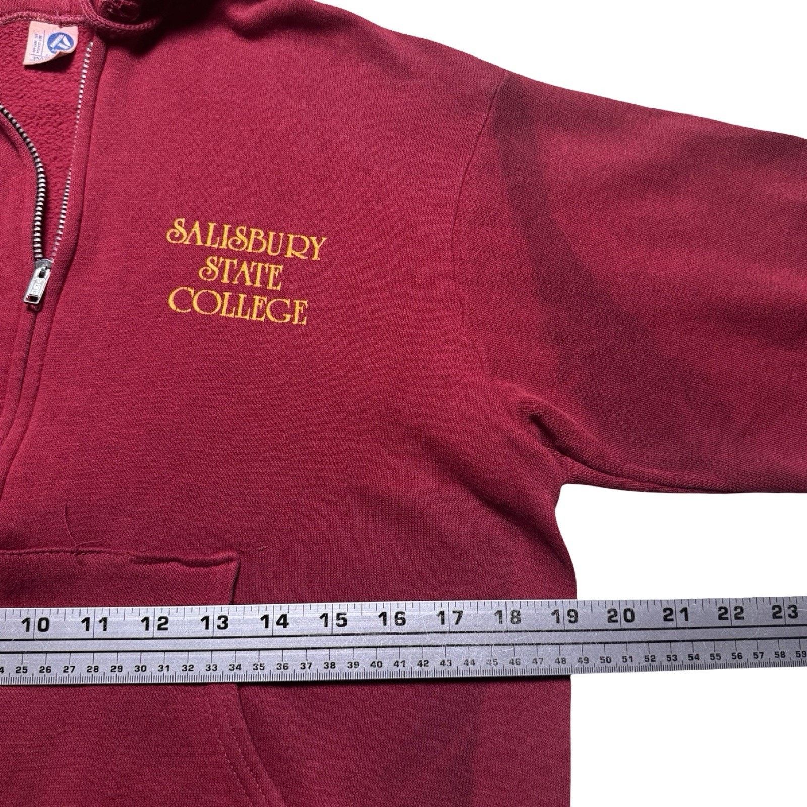 Vintage Vintage 80s Artex Salisbury University Full Zip Jacket True Size US S / EU 44-46 / 1 - 5 Thumbnail