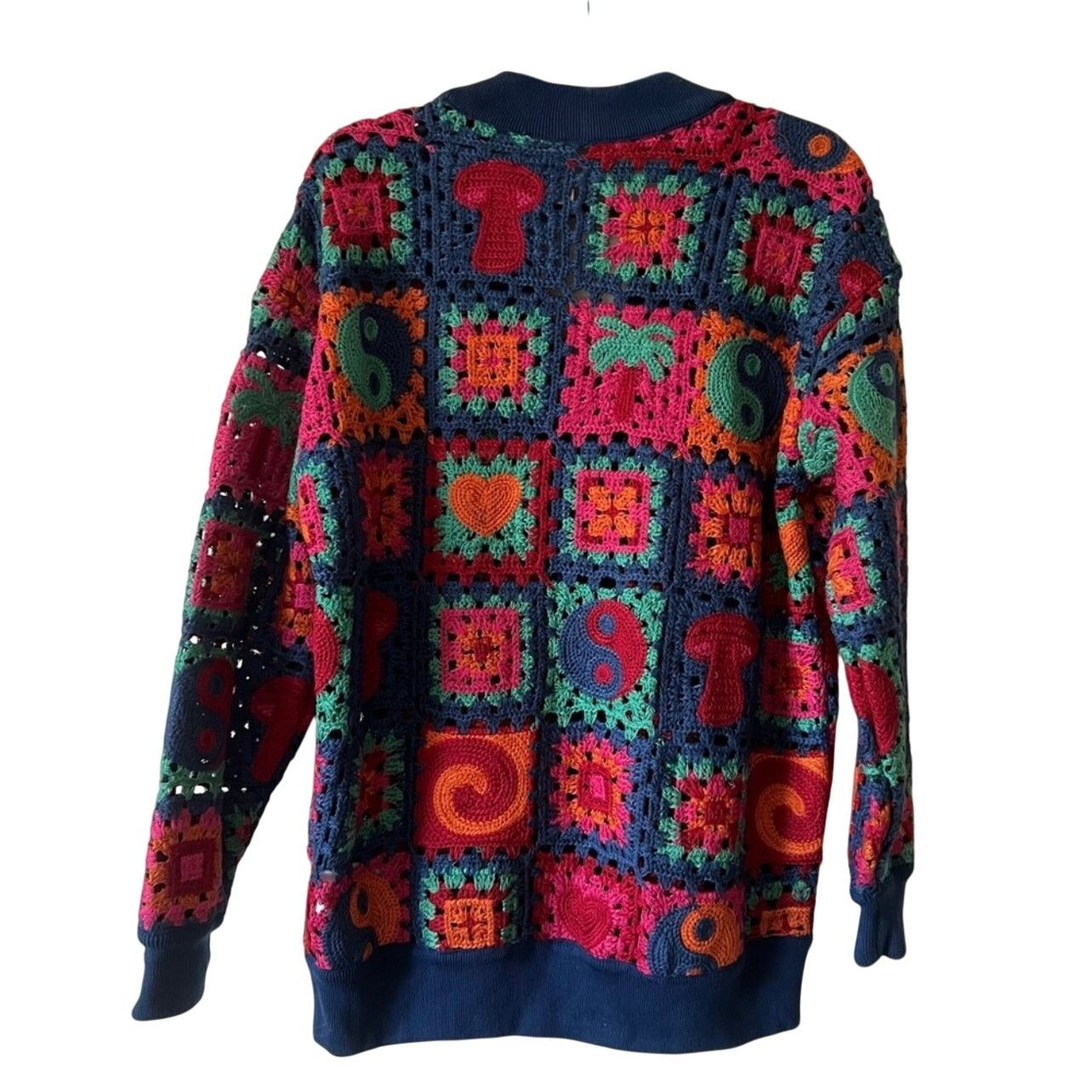 Farm Rio FARM Rio Crochet Icons Cardigan multicolored size S Size S / US 4 / IT 40 - 8 Thumbnail