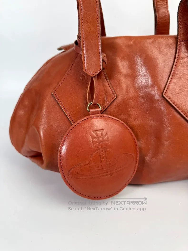 Vivienne Westwood Vivienne Westwood size os Large Leather Pumpkin Colored Bos Size ONE SIZE - 2 Thumbnail