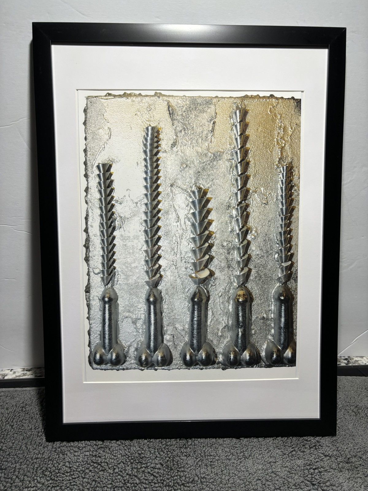 Chrome Hearts * Chrome Hearts * ‘Chrome D*ck’ Foti Framed Art Size ONE SIZE - 1 Thumbnail