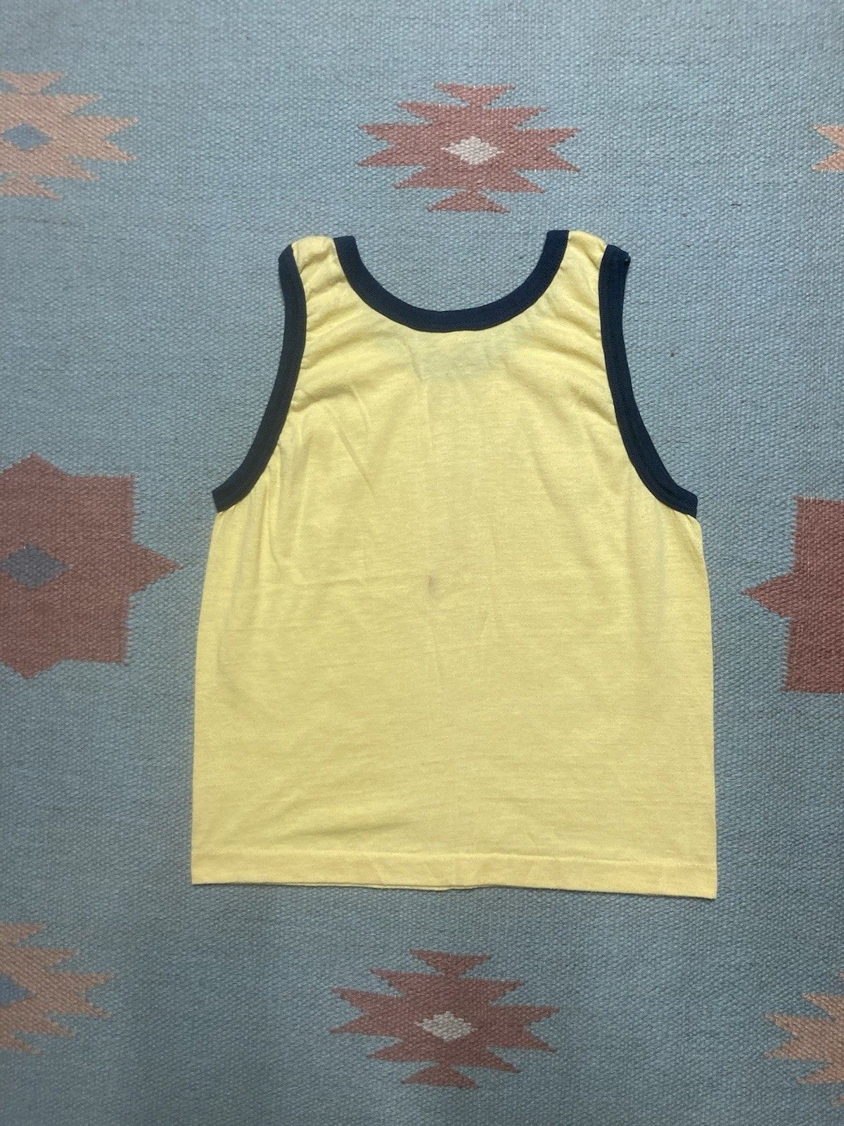 Fruit Of The Loom × Vintage 70s tank top shirt 2 tone FOTL boys L women’s baby tee Size XS / US 0-2 / IT 36-38 - 5 Thumbnail