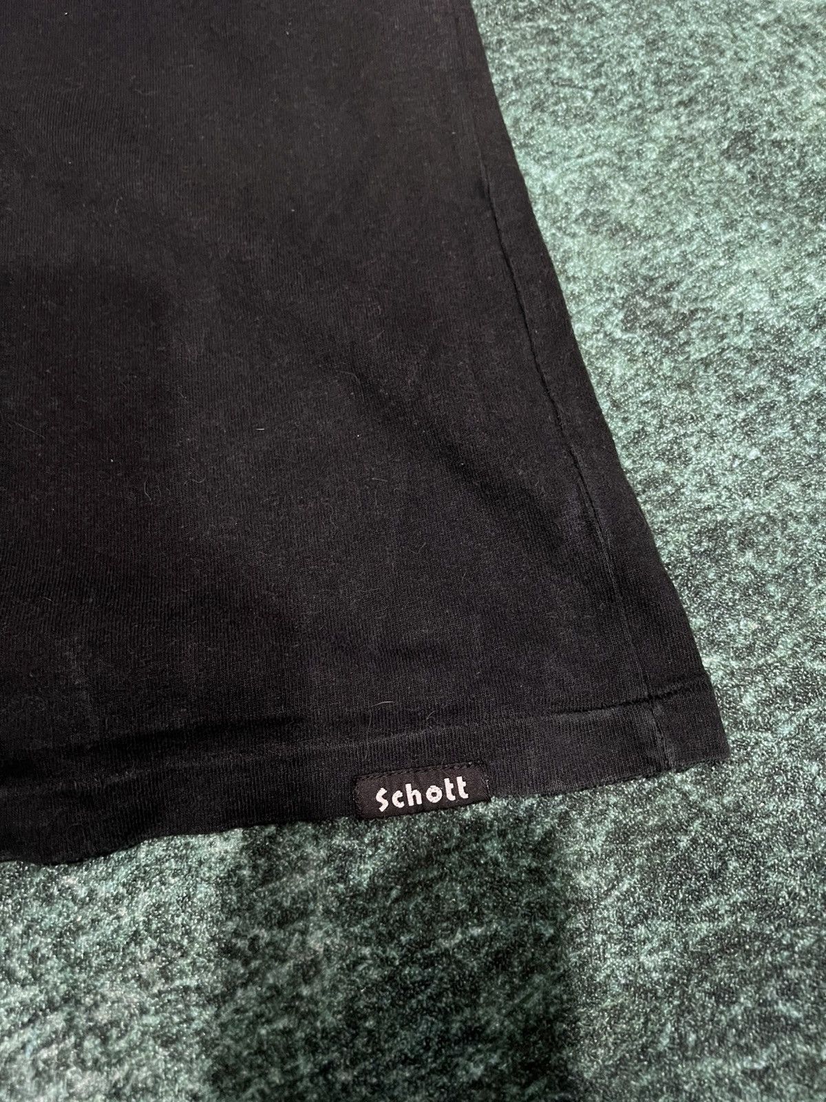 Schott × Vintage vtg schott distress tshirt Size US M / EU 48-50 / 2 - 2 Thumbnail