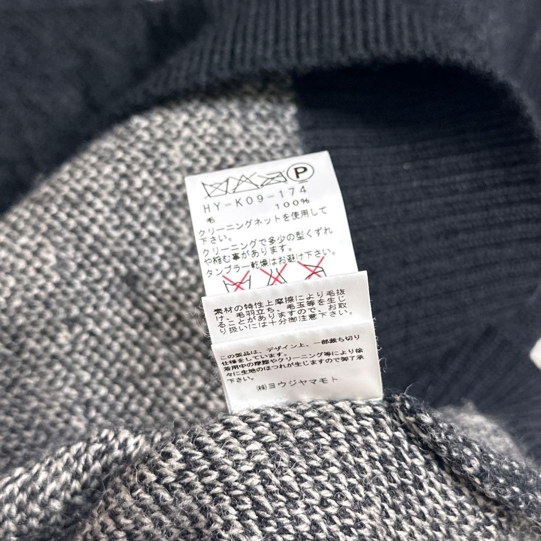 Yohji Yamamoto POUR HOMME 15aw archive slash knit Size US L / EU 52-54 / 3 - 3 Thumbnail