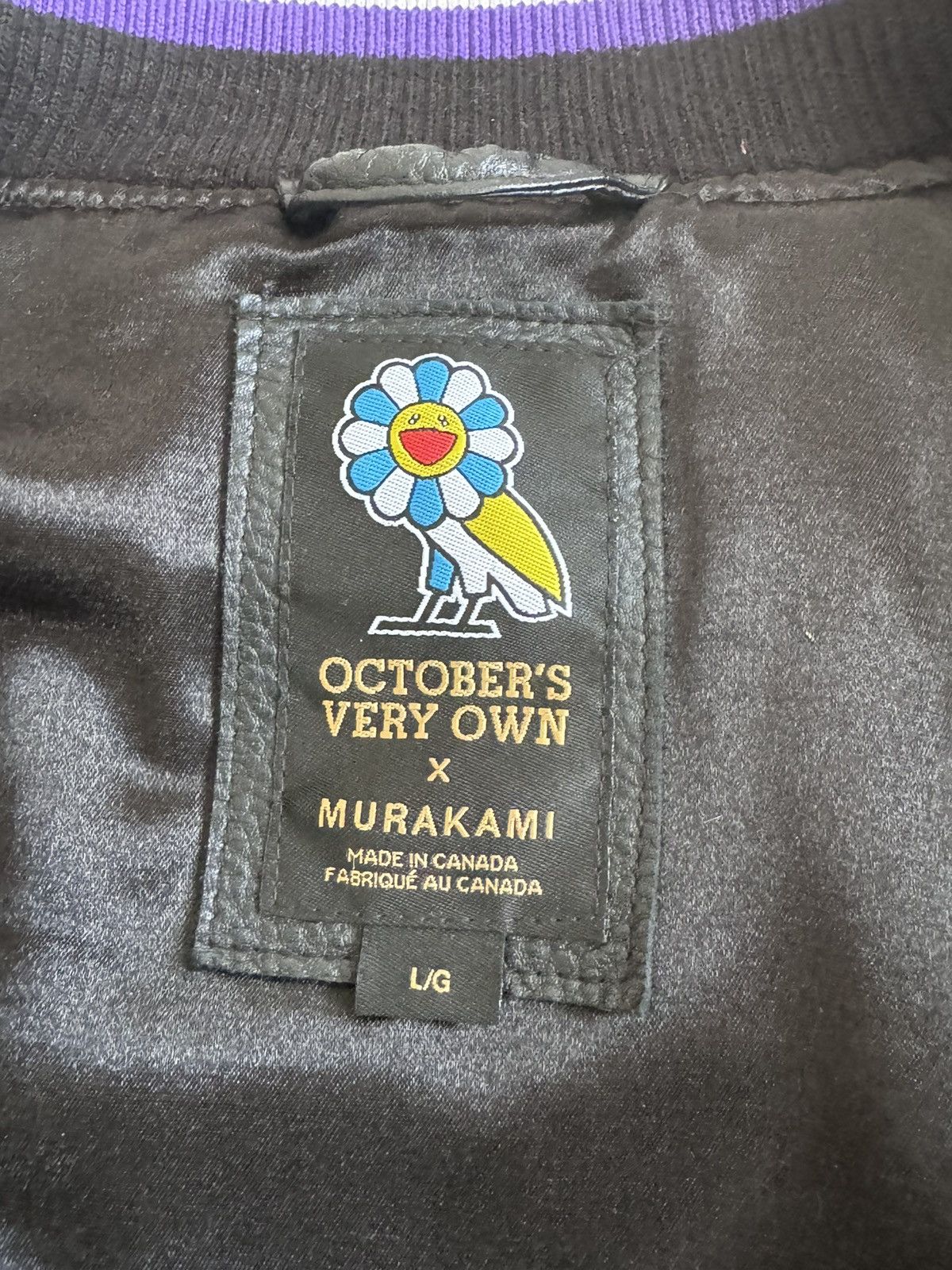 October's Very Own × Takashi Murakami Ovo x Murakami Varsity Black Size US L / EU 52-54 / 3 - 9 Thumbnail