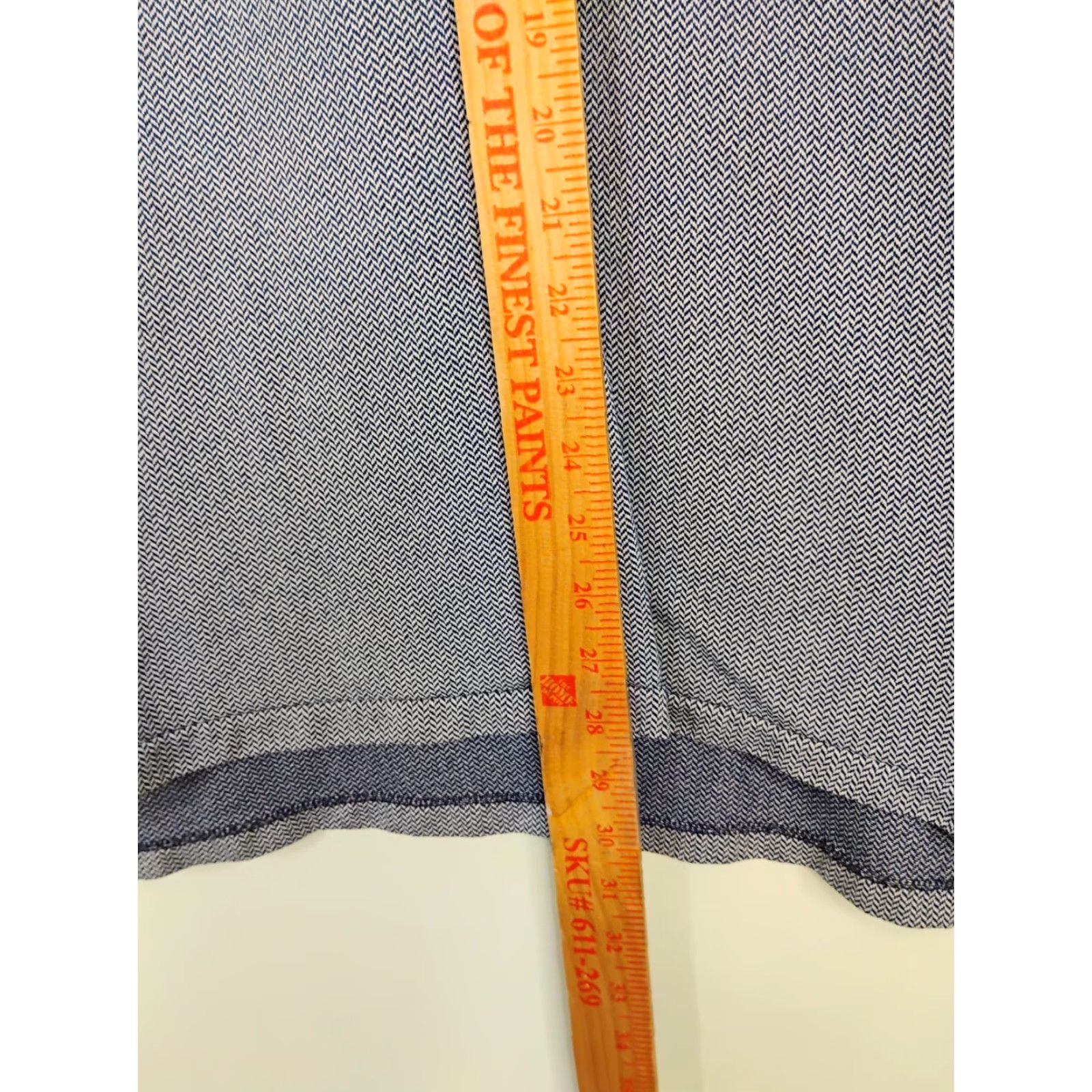 Ralph Lauren VINTAGE Polo Ralph Lauren Golf Short Sleeve Polo Shirt Mens Large Herringbone Blue Size US L / EU 52-54 / 3 - 6 Thumbnail