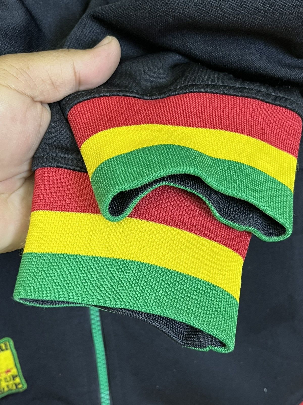 Japanese Brand HIP HOP🔥ZAPAGEAR JAH RASTAFARI TRACKTOP ZIPPER HOODIES Size US XXL / EU 58 / 5 - 11 Thumbnail