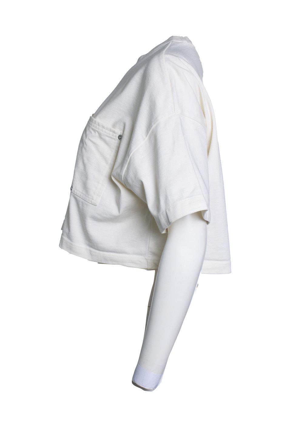 Bottega Veneta Bottega Veneta, off white cotton knit crewneck Size XS / US 0-2 / IT 36-38 - 2 Thumbnail