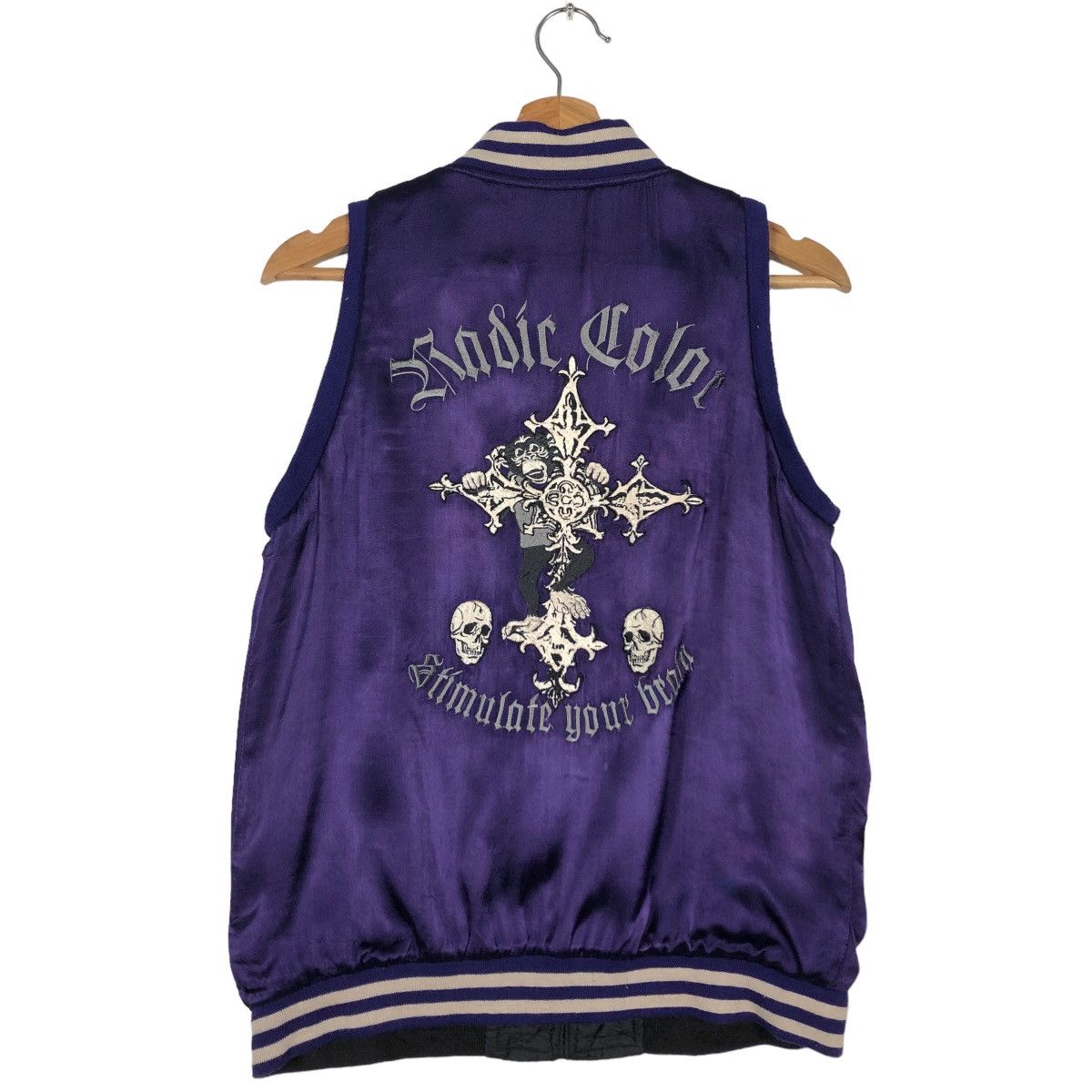 Japanese Brand 🔥90’s Very Rare Tank Top Sukajan Japan Jacket Big Logo Size US M / EU 48-50 / 2 - 7 Thumbnail