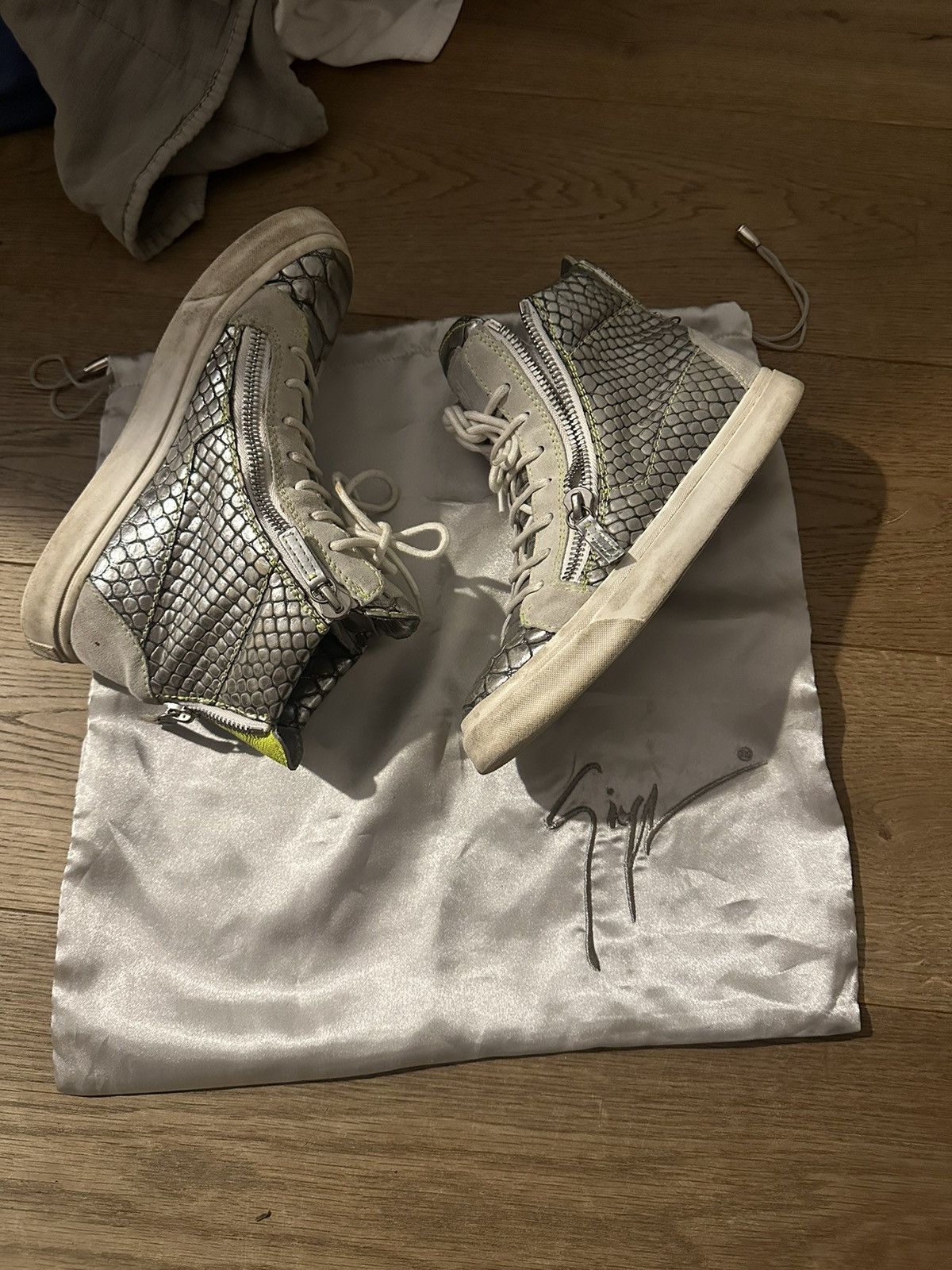 Giuseppe Zanotti giuseppe zanotti high top sneakers Size US 7 / IT 37 - 1 Thumbnail