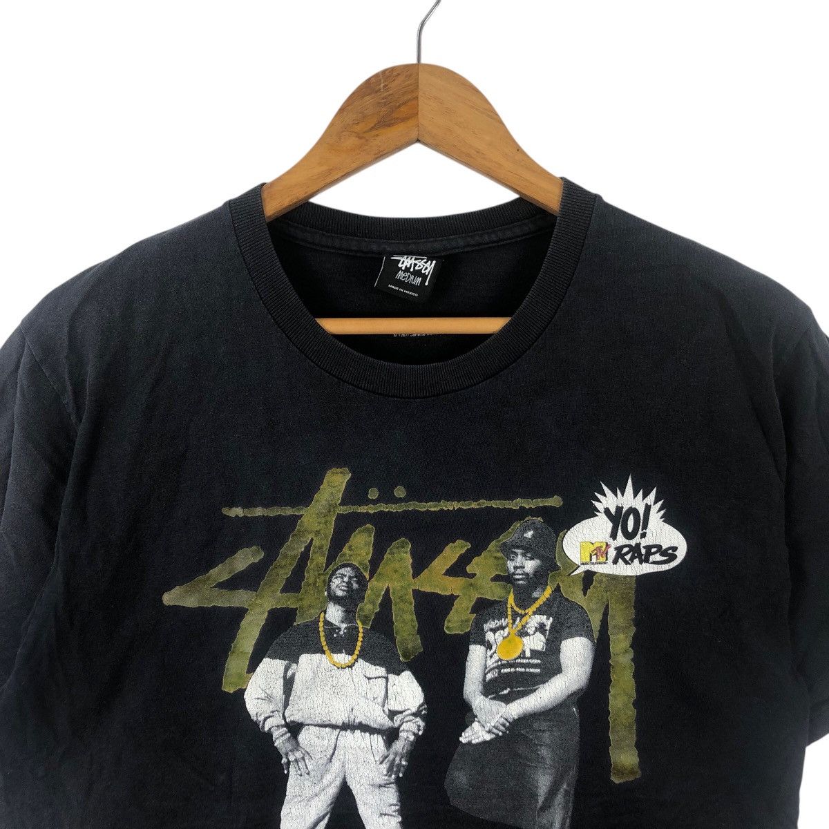 Stussy STUSSY x ERIC B. RAKIM Yo Raps MTV Hip Hop Tee Shirt Top Size US M / EU 48-50 / 2 - 2 Thumbnail