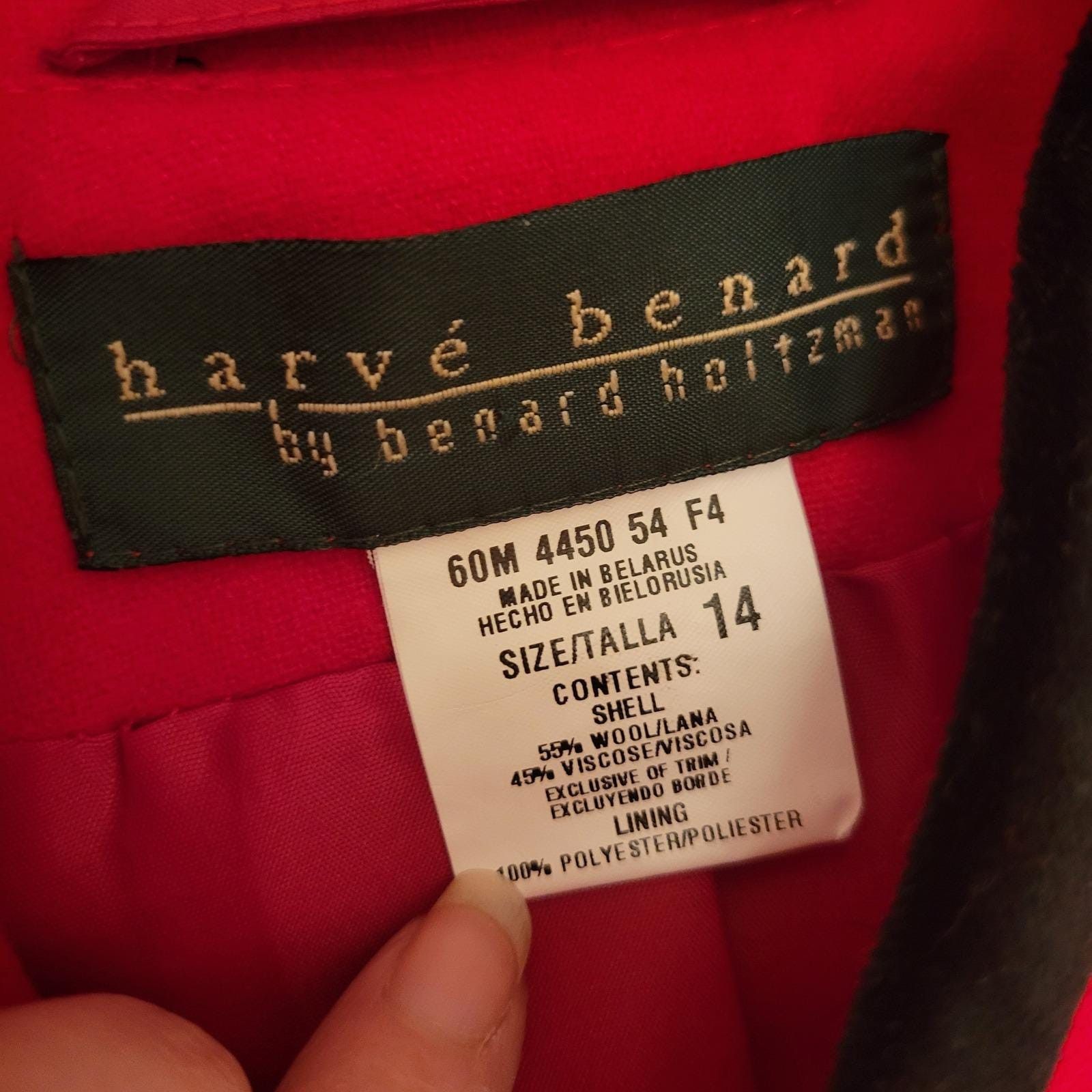 Harve Benard Herve Benard Holtzman Red Wool Trench Coat 14 Captain Pirate Size XL / US 12-14 / IT 48-50 - 6 Thumbnail