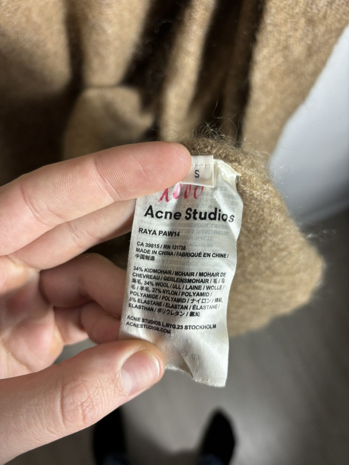 Acne Studios Acne Studios Raya Mohair Cardigan Size XS / US 0-2 / IT 36-38 - 6 Thumbnail