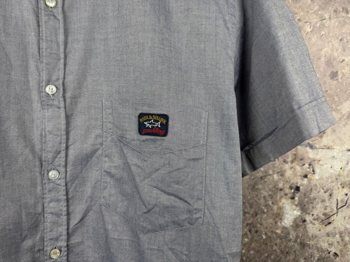 Paul & Shark Paul & Shark Button-Down Short Sleeve Shirt Small Logo Patch Size US L / EU 52-54 / 3 - 5 Thumbnail