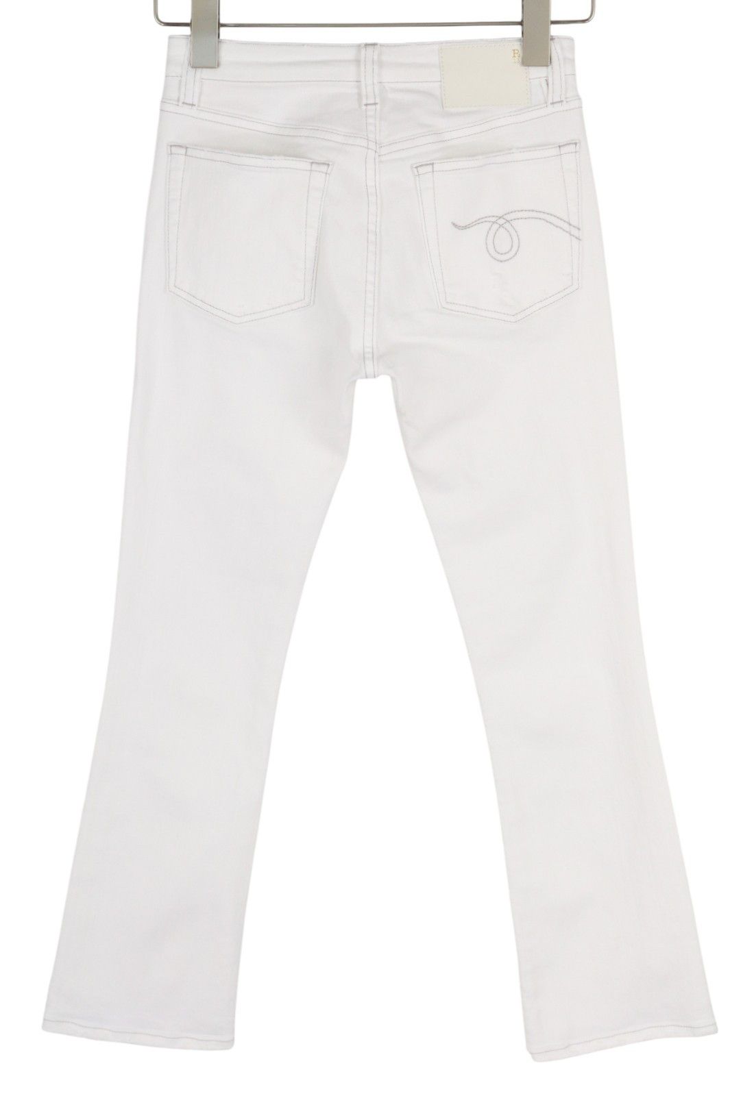 R13 KICK 24 Bootcut Zip Fly Ankle Bale White 84468 Size 24" / US 00 / IT 34 - 4 Thumbnail