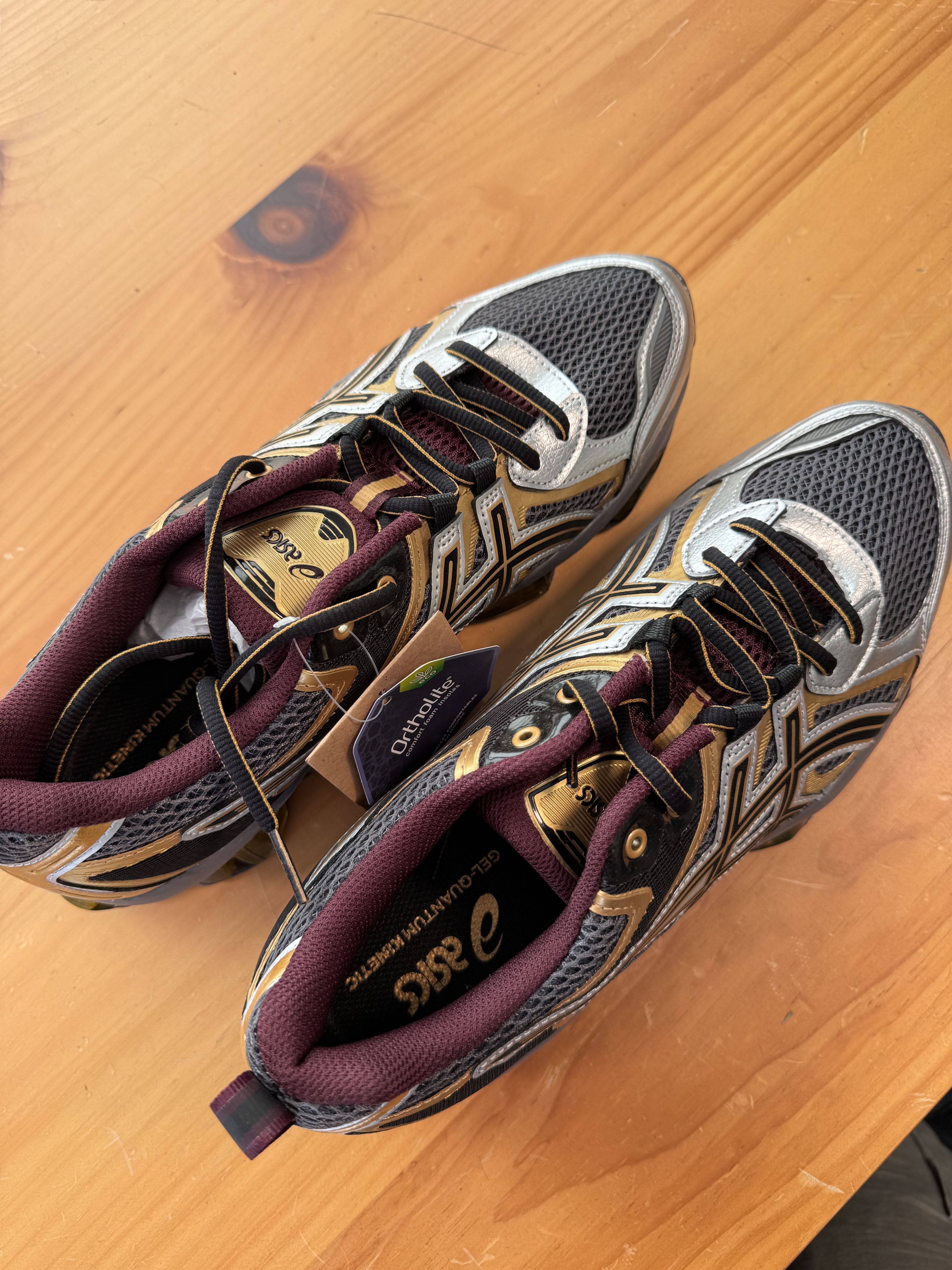 Asics Asics Gel-Quantum Kinetic “Carbon Pure Gold” Sneakers Size US 9 / EU 42 - 4 Thumbnail