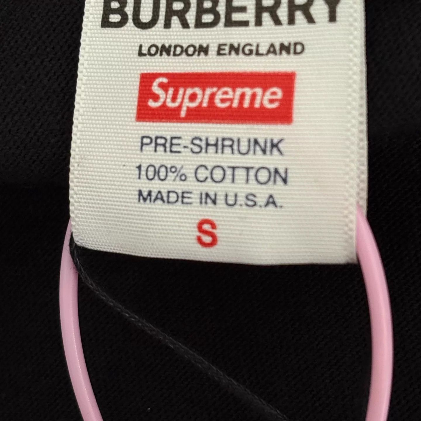 Burberry SUPREME x Burberry BOX LOGO Short Sleeve S NWT Size US S / EU 44-46 / 1 - 5 Thumbnail