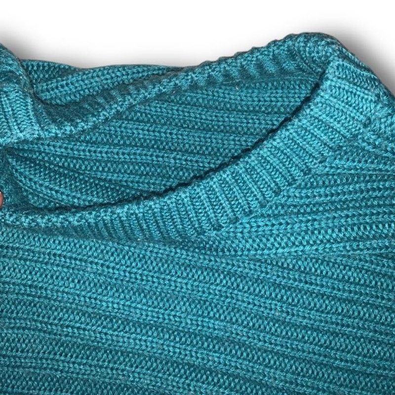 Other VINTAGE 80s Pullover Knit Oversized Sweater Cosby Green XL Size US XL / EU 56 / 4 - 2 Thumbnail