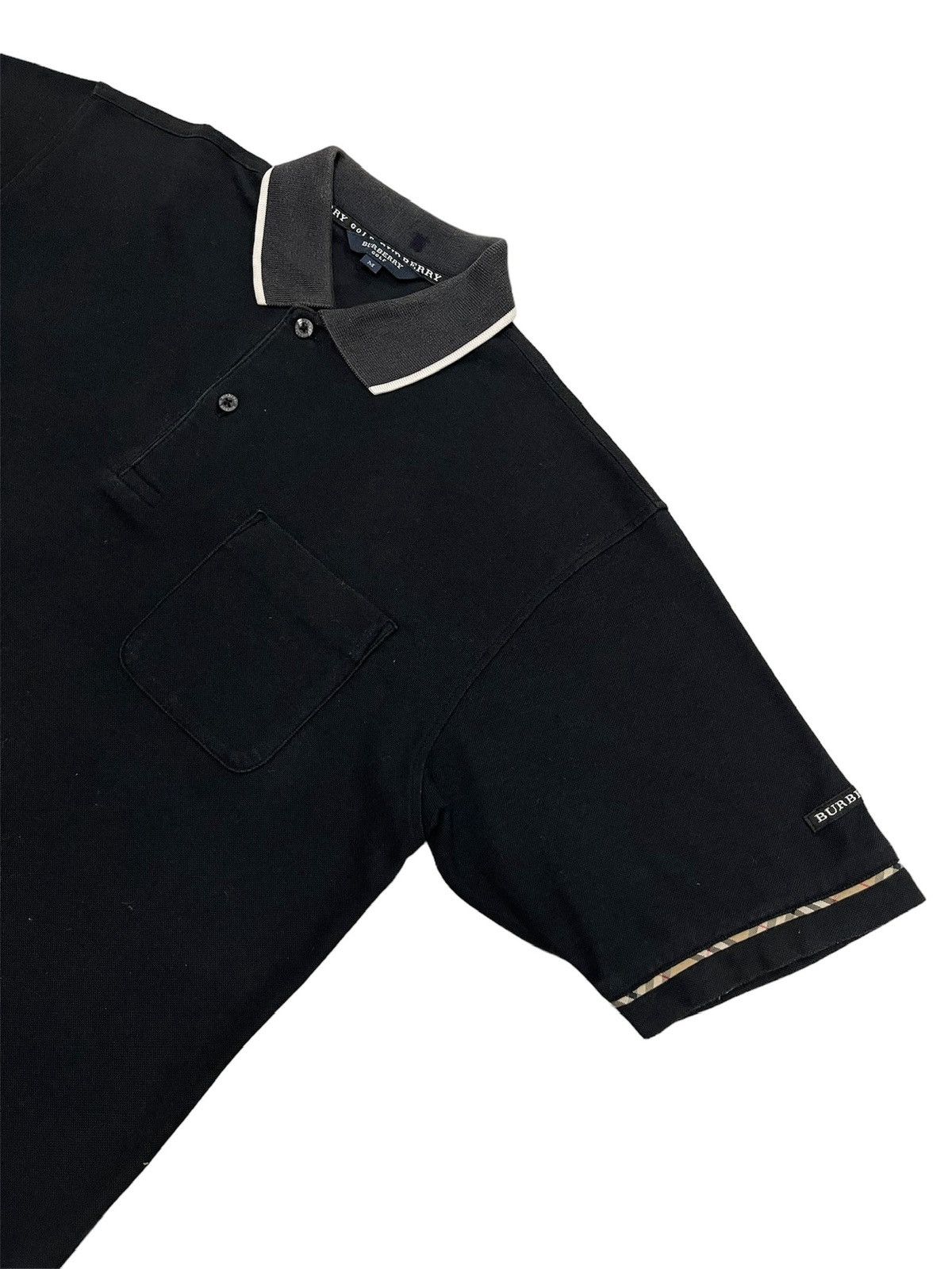 Burberry Burberry Golf Single Pocket Half Button Vintage Tee Size US S / EU 44-46 / 1 - 4 Thumbnail