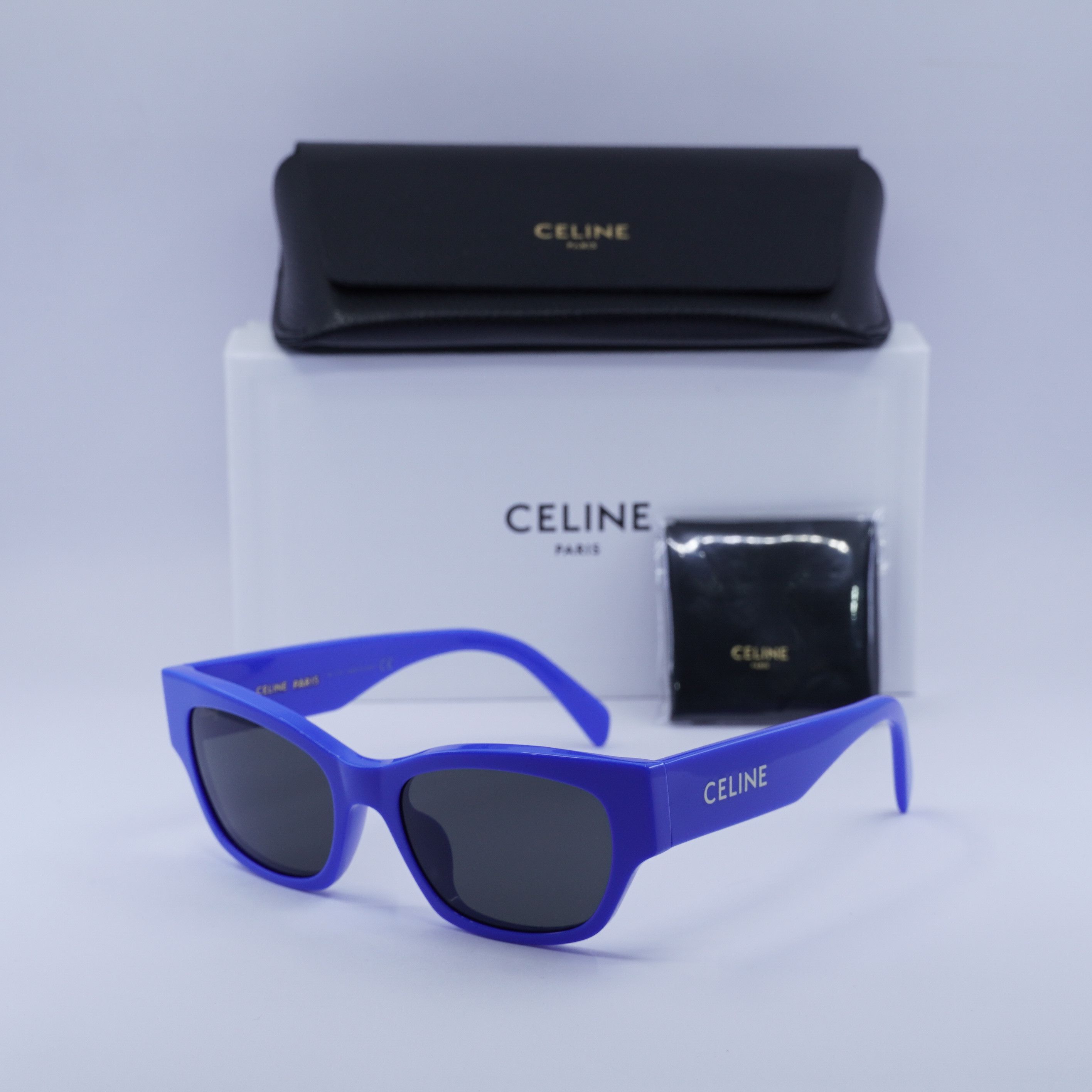 Celine 🕶️ New Celine L40197U 92A Blue/Smoke Sunglasses Size ONE SIZE - 5 Thumbnail