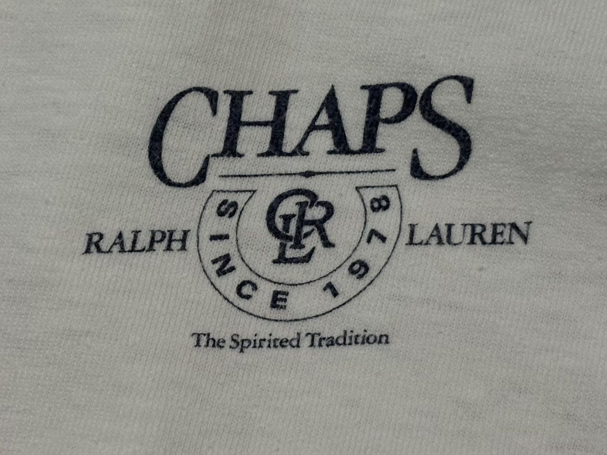 Chaps Ralph Lauren × Vintage Vintage 90s Chaps Ralph Lauren Tshirt Size US L / EU 52-54 / 3 - 4 Thumbnail