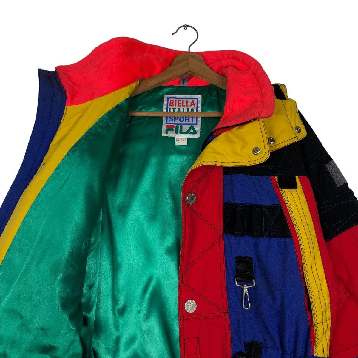 Japanese Brand 🔥Vintage Ski Jacket Colour Block Biella Italia Sport Fila Size US L / EU 52-54 / 3 - 11 Thumbnail