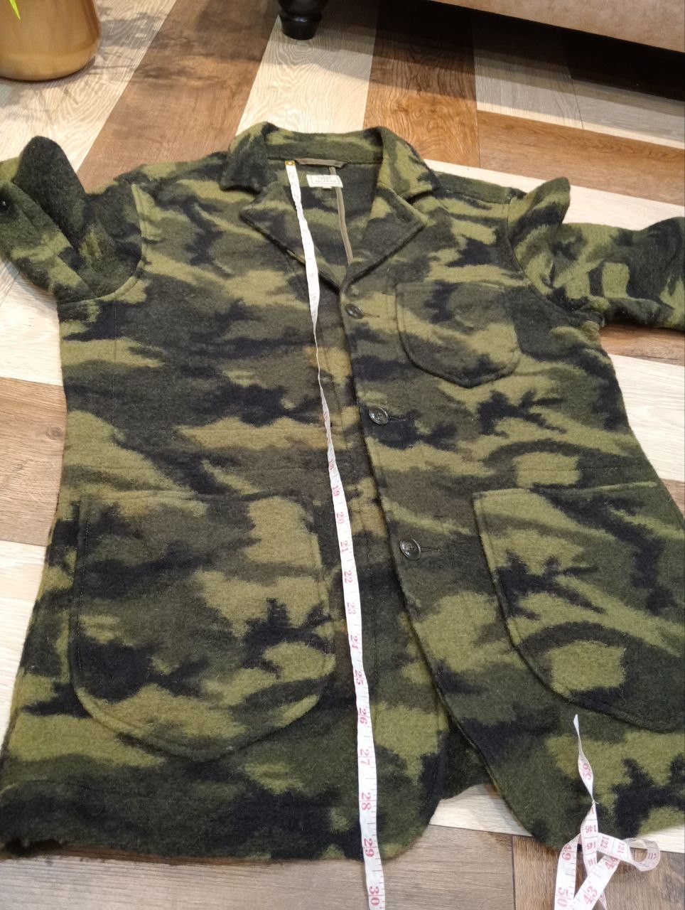Japanese Brand GREEN LABEL RELAXING JAPAN HAIR CAMOUFLAGE JACKET - SIZE L Size US L / EU 52-54 / 3 - 12 Thumbnail