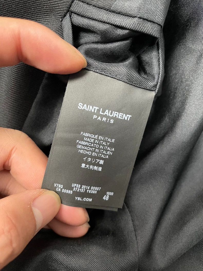Saint Laurent Paris Saint Laurent Paris Red scale poppy flower suit jacket-2506 Size US M / EU 48-50 / 2 - 5 Thumbnail
