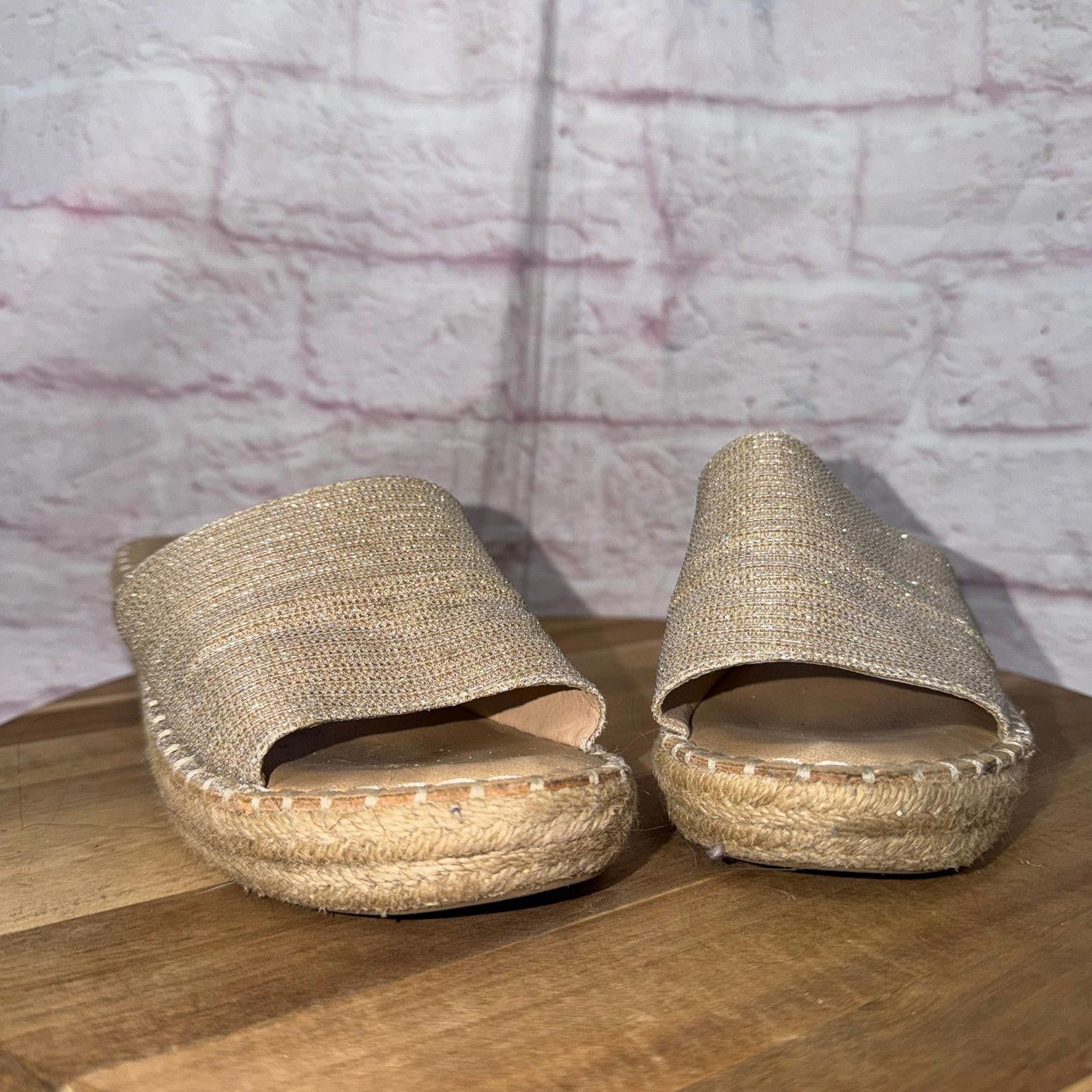 Other Catherine Malandrino Gold Espadrille Sandals Size 7 Size US 7 / IT 37 - 1 Thumbnail