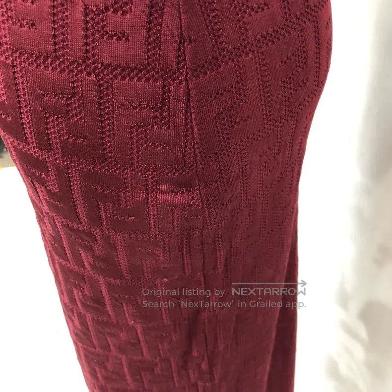 Fendi Fendi FF Printed Knit Dress Size XS / US 0-2 / IT 36-38 - 6 Thumbnail