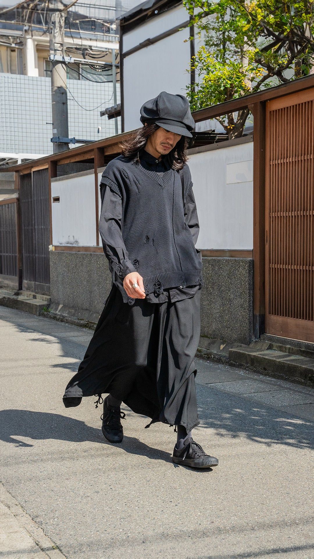 Yohji Yamamoto Yohji Yamamoto Pour Homme WGabardine Sarouel Skirt Wide Pant Size US 32 / EU 48 - 6 Thumbnail