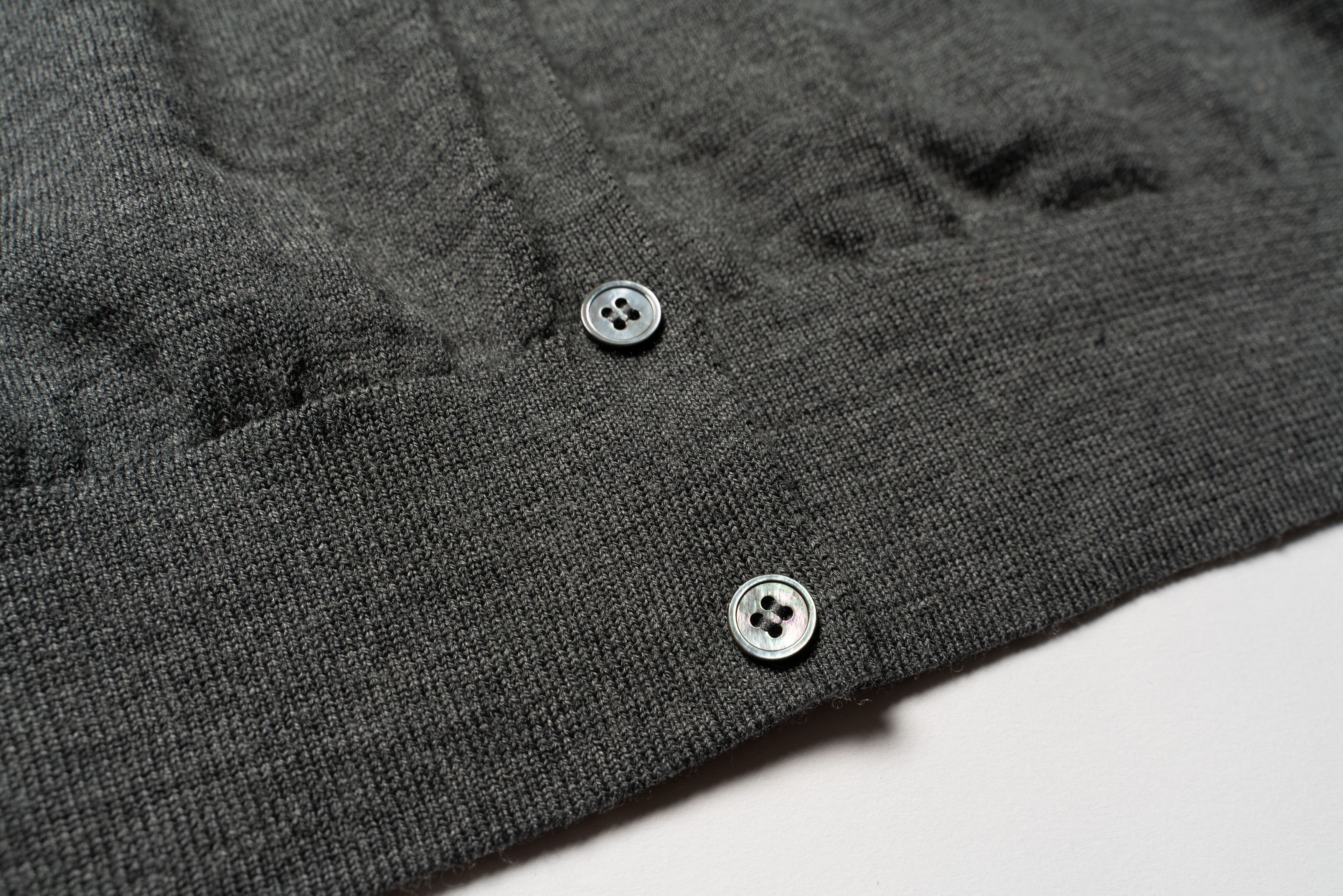 Arket 🔴 ARKET Grey Wool Cardigan Crew Neck Size M / US 6-8 / IT 42-44 - 6 Thumbnail