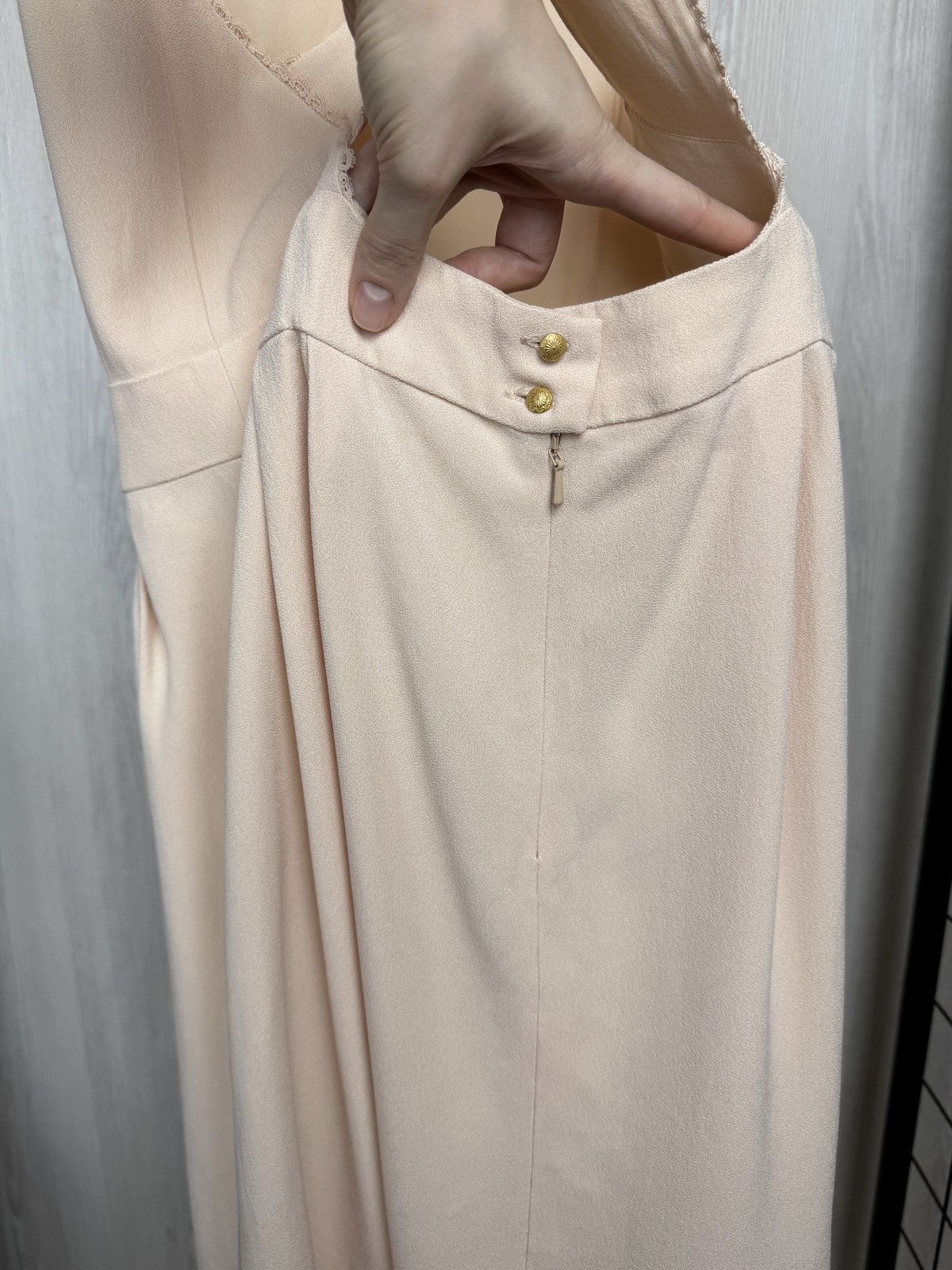 Sezane Sezane Beige Rose Viscose blend mini dress size 38 Size S / US 4 / IT 40 - 13 Thumbnail