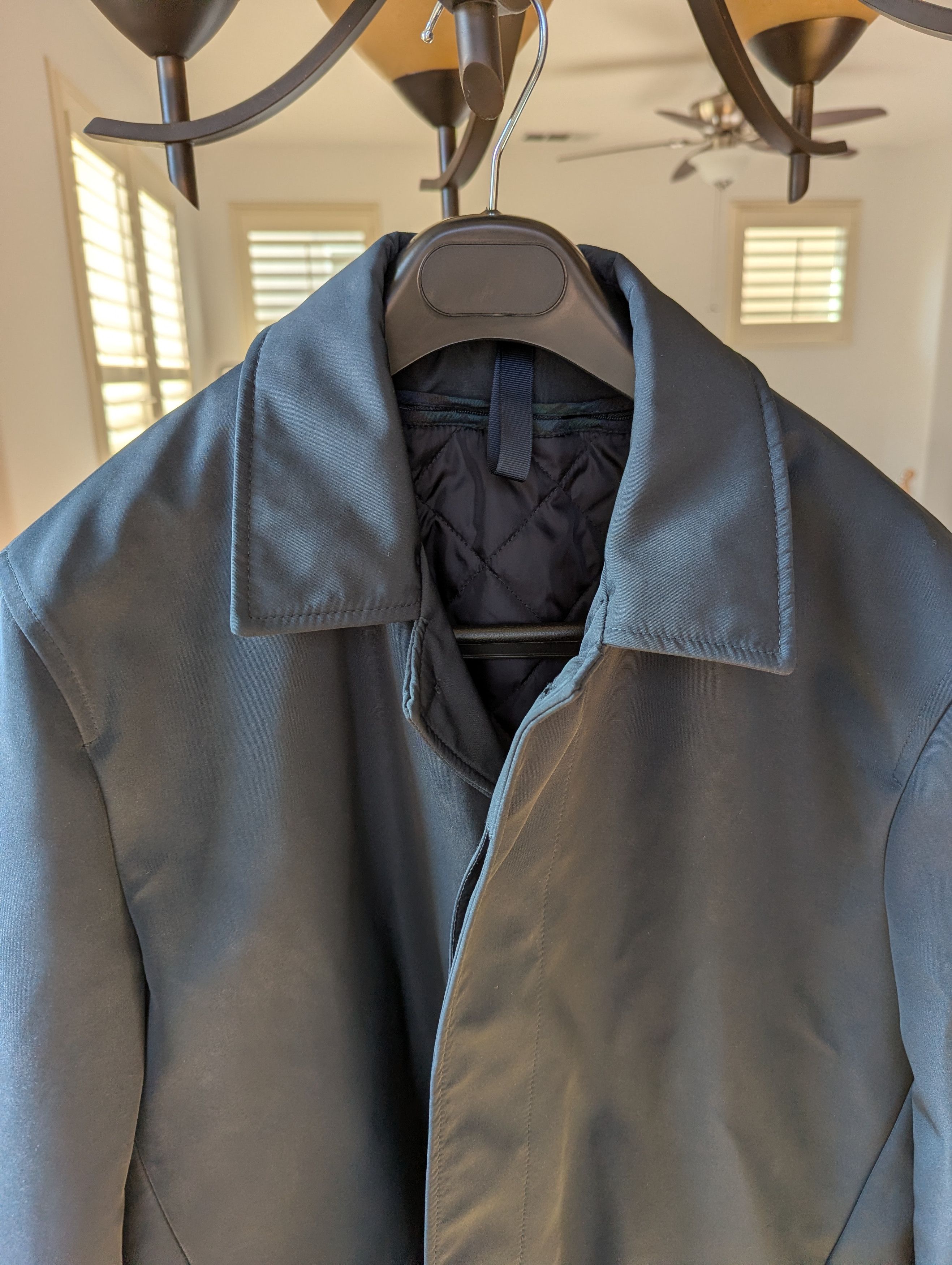 Other Italian Navy Rain Mac Coat | Size 38 (S) | Removable Liner Size US S / EU 44-46 / 1 - 4 Thumbnail